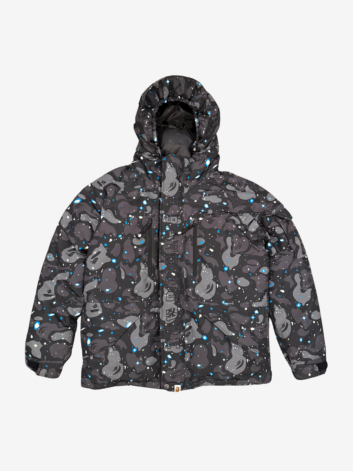 Black Galaxy Puffer Down Jacket