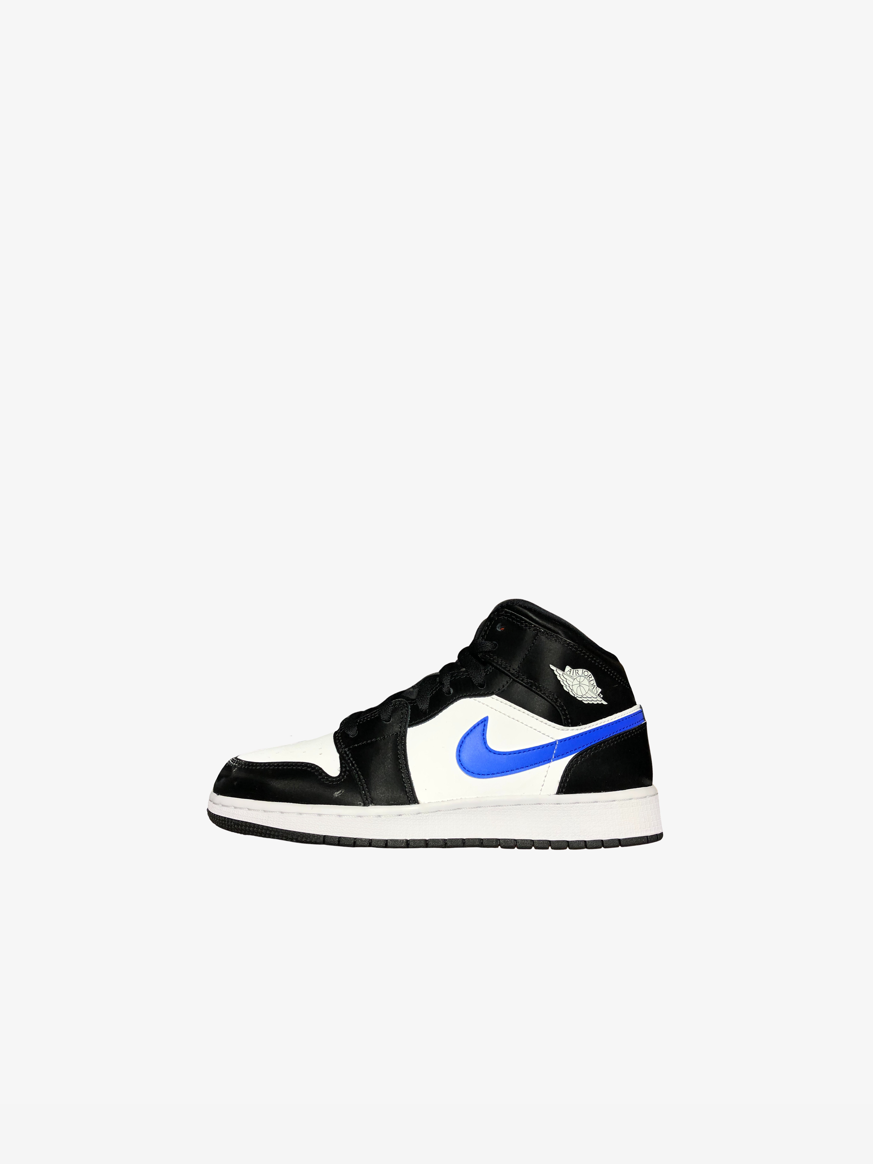 Air Jordan 1 Mid "Racer Blue" GS 554725-084