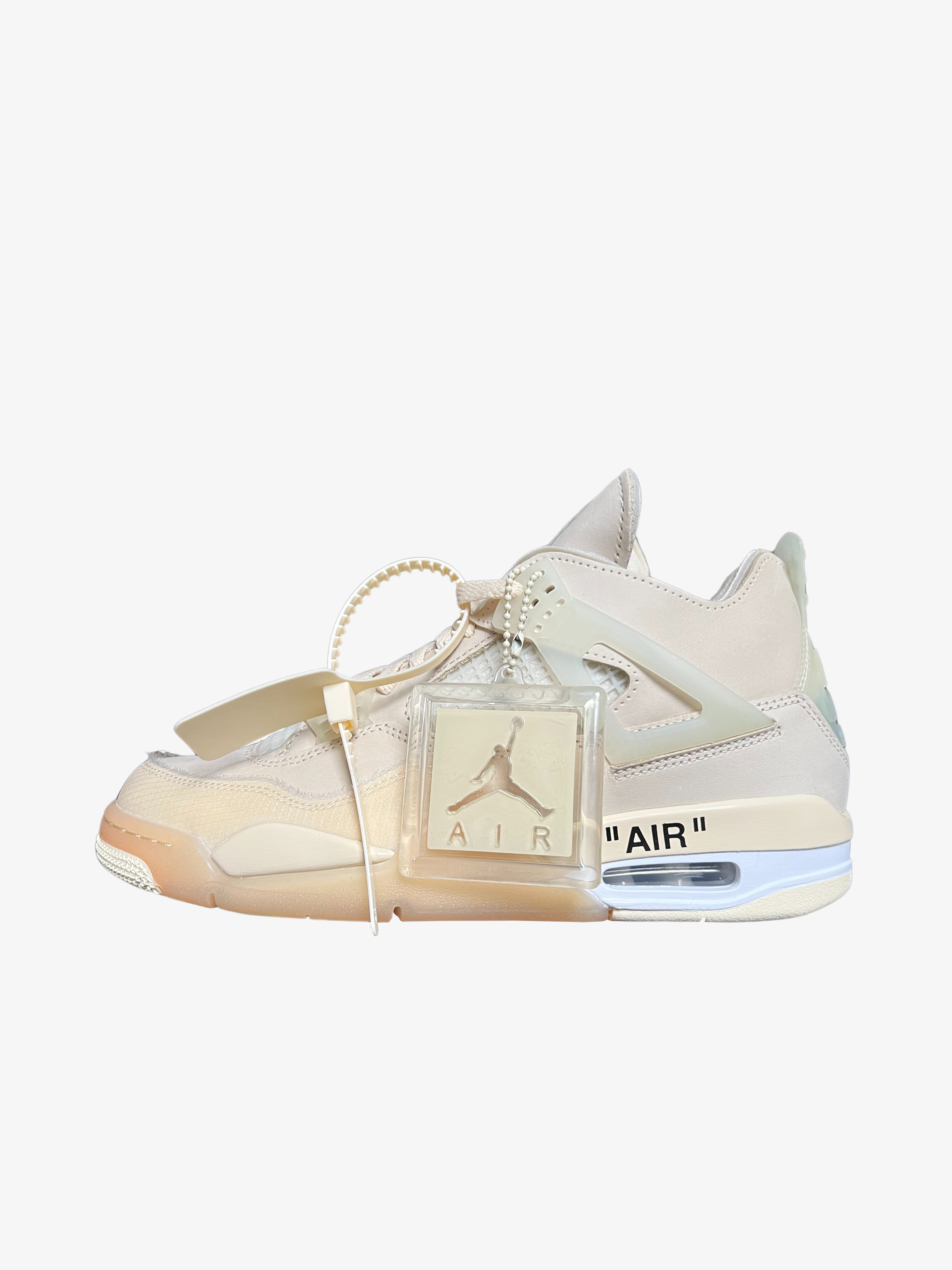 Air Jordan 4 High x Off White "Sail" (W) CV9388-100