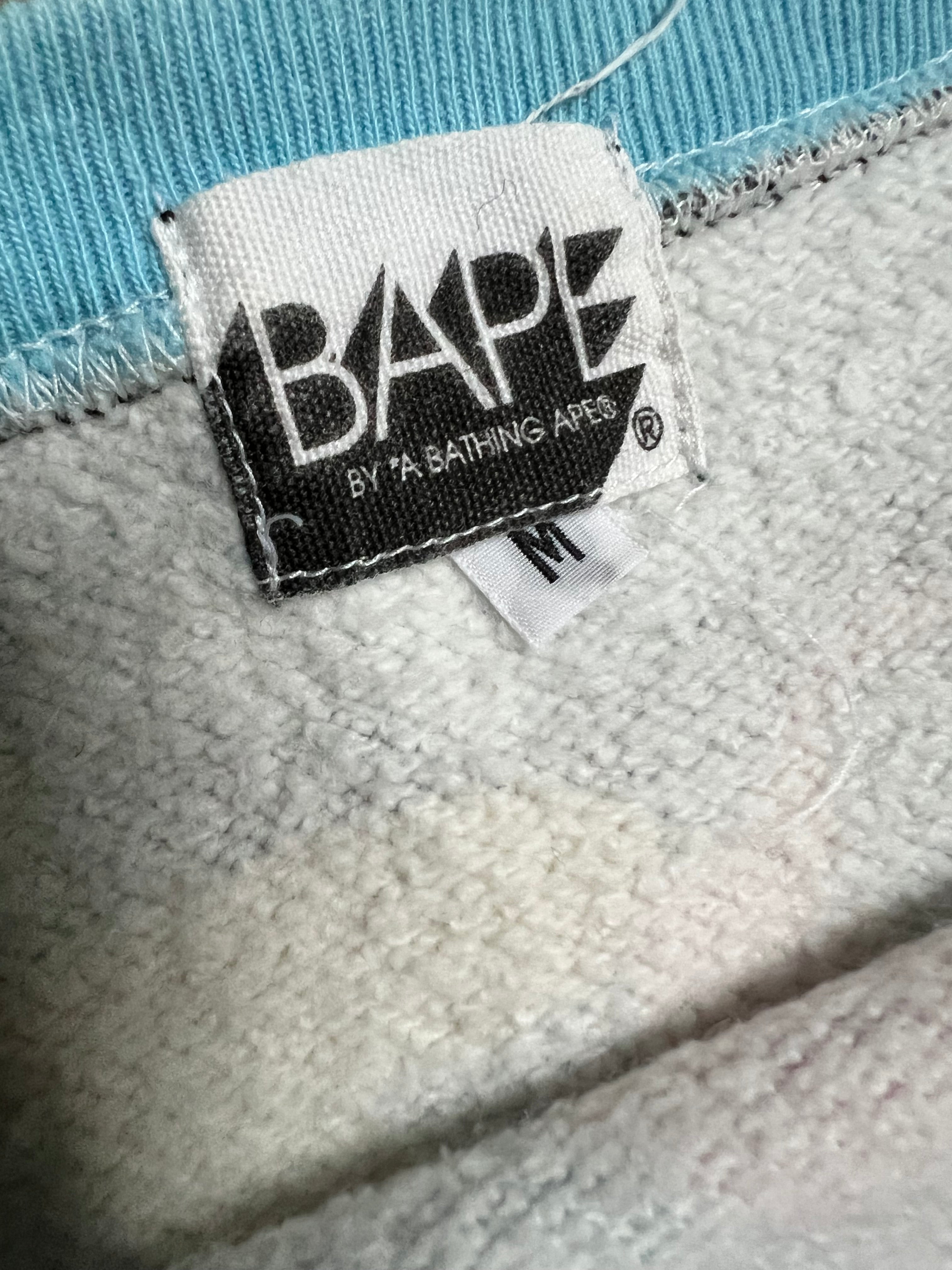 BAPE Black Cotton Candy Camo Logo Sweatshirt 4