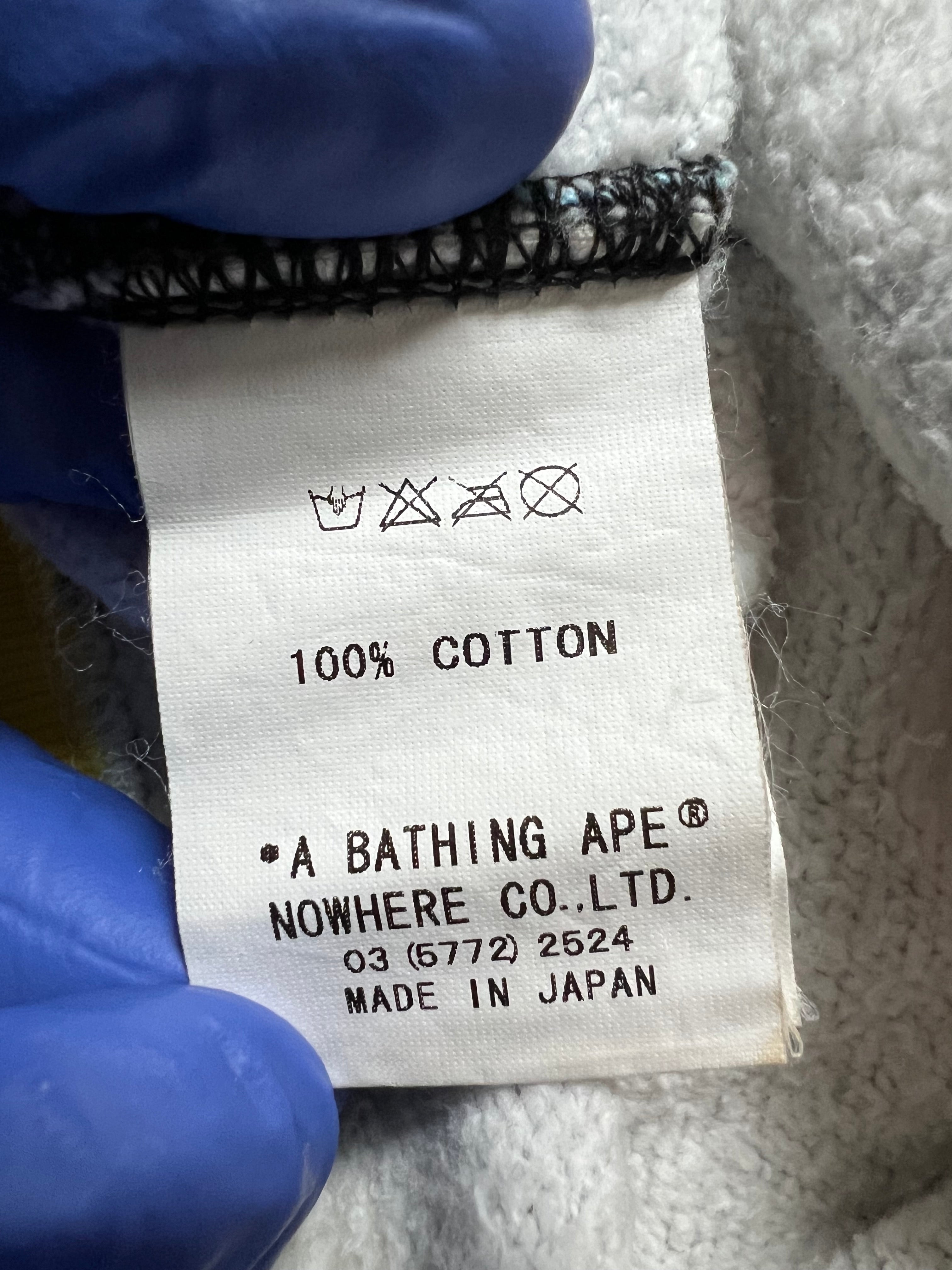 BAPE Black Cotton Candy Camo Logo Sweatshirt 7