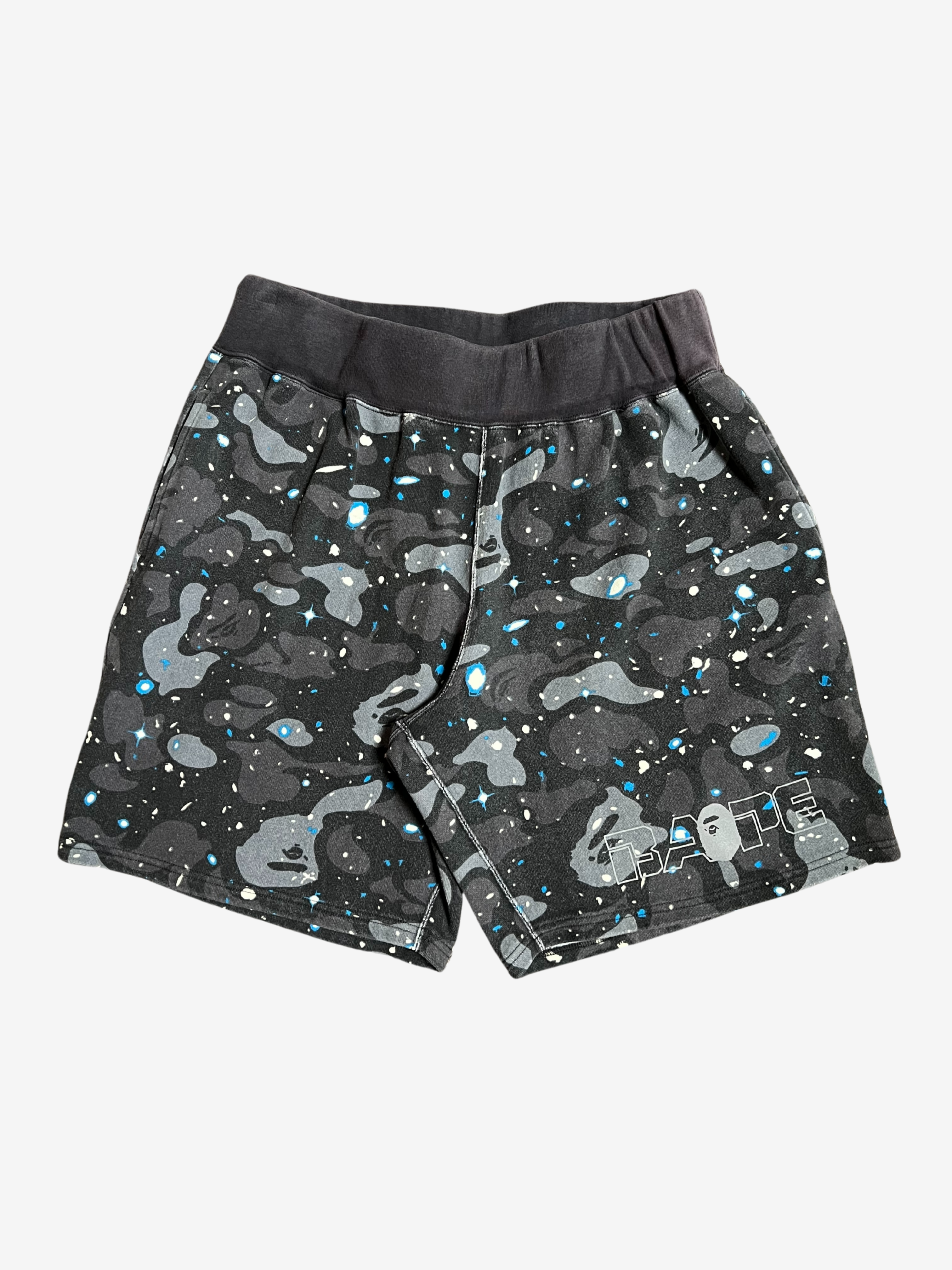 BAPE Black Galaxy Camo Sweat Shorts