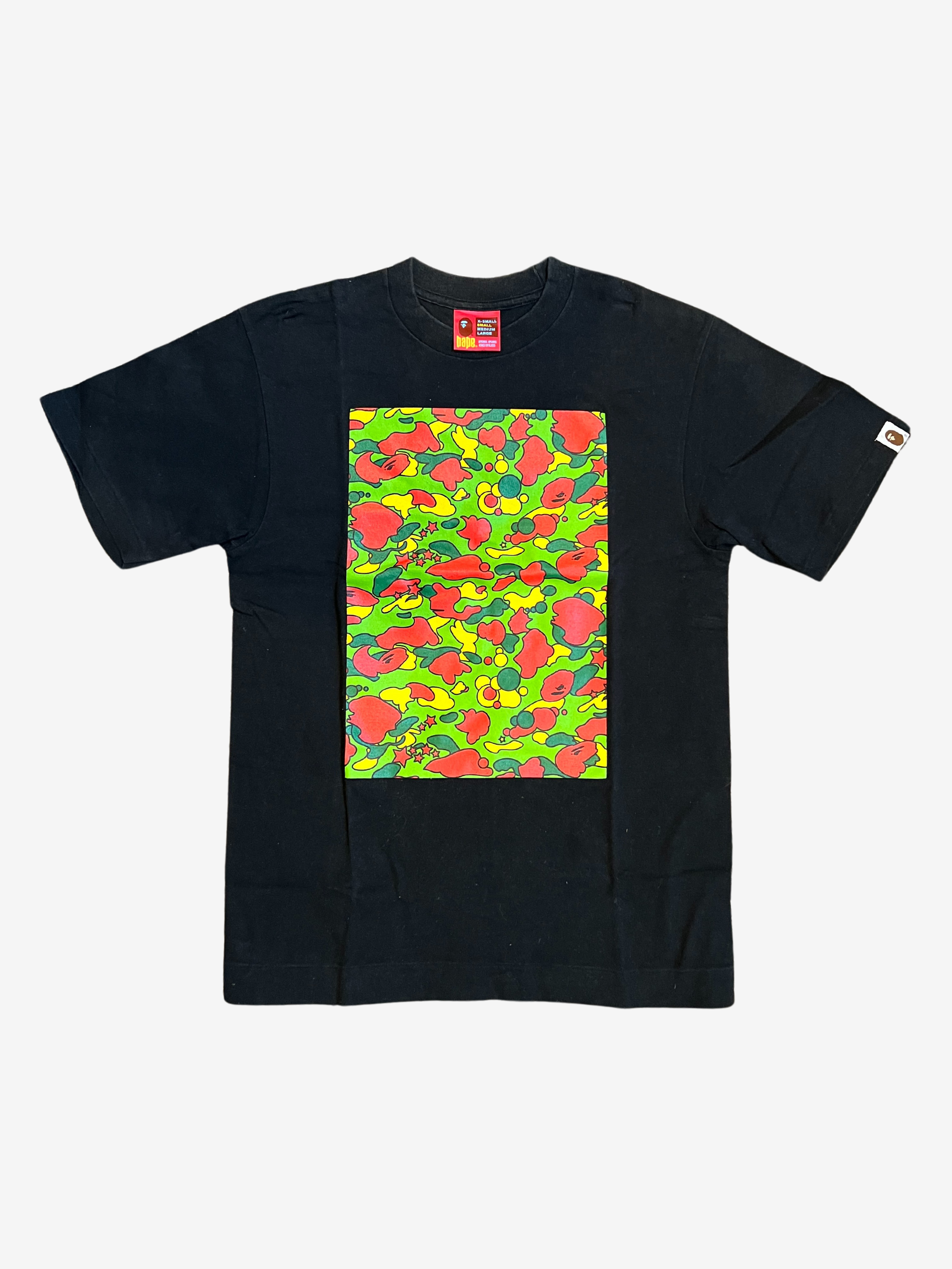 BAPE Black Psyche Camo Block T-Shirt