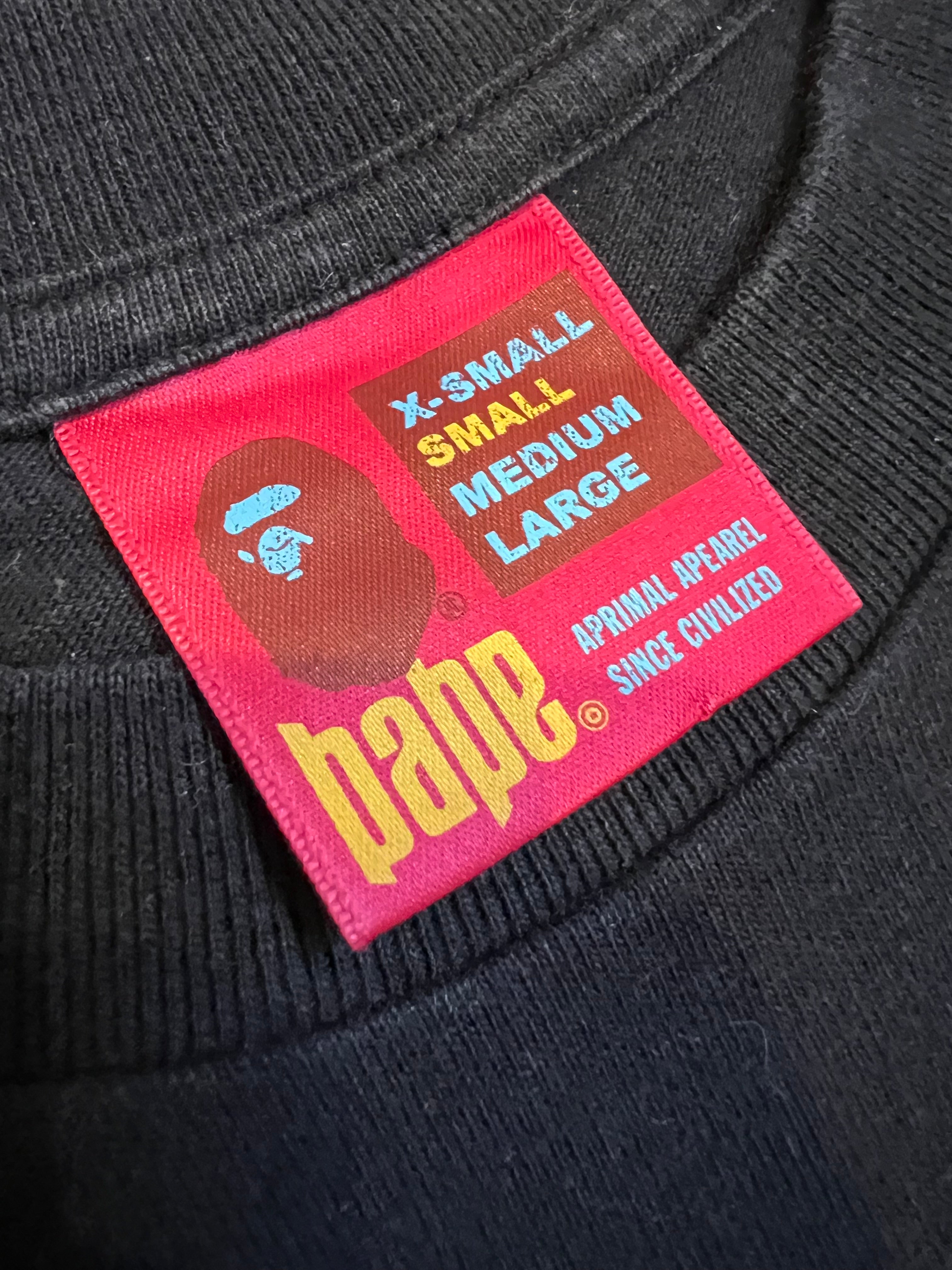 BAPE Black Psyche Camo Block T-Shirt 4