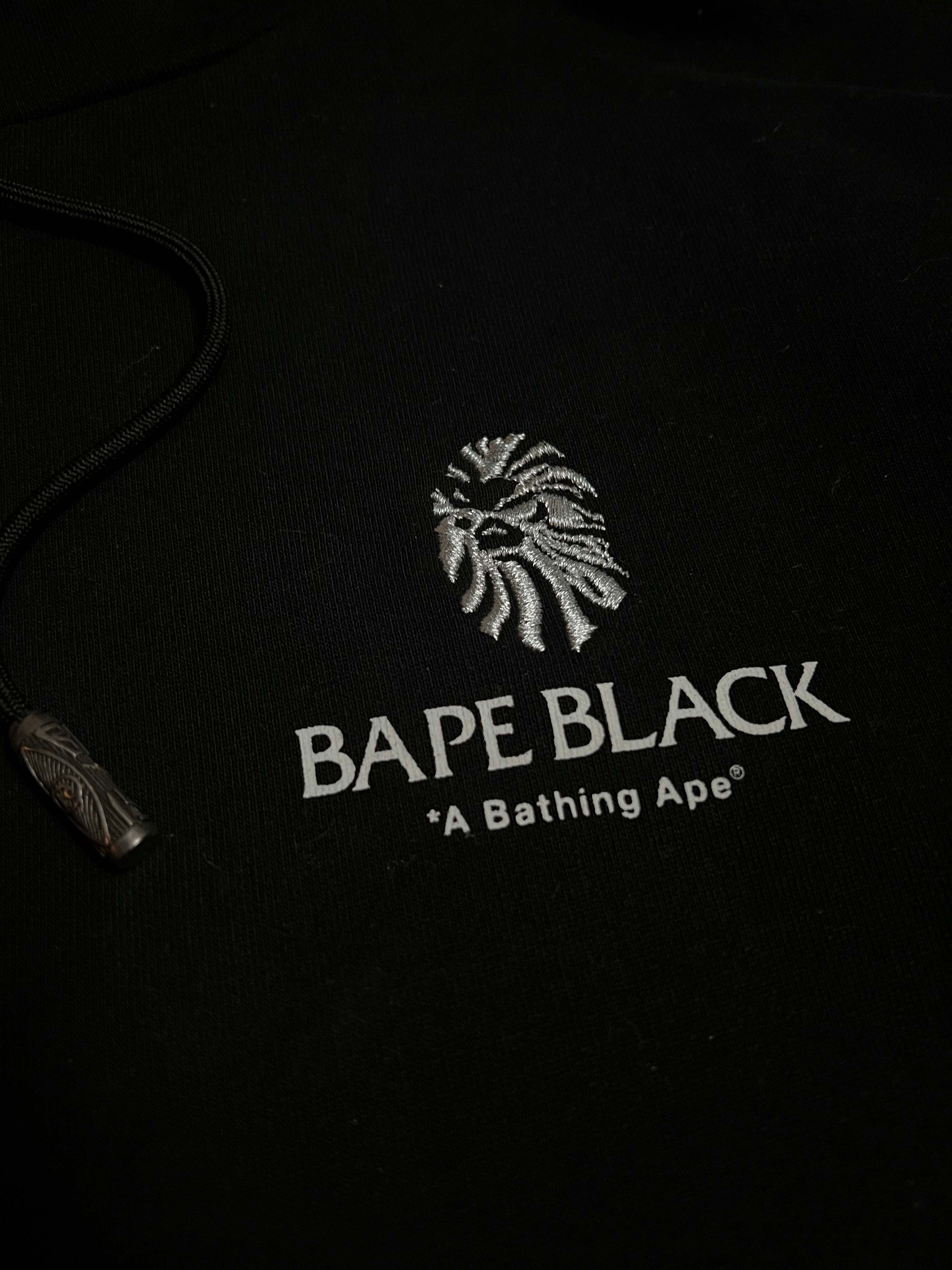 BAPE Black by A Bathing Ape Black Crystal Pullover Hoodie 11