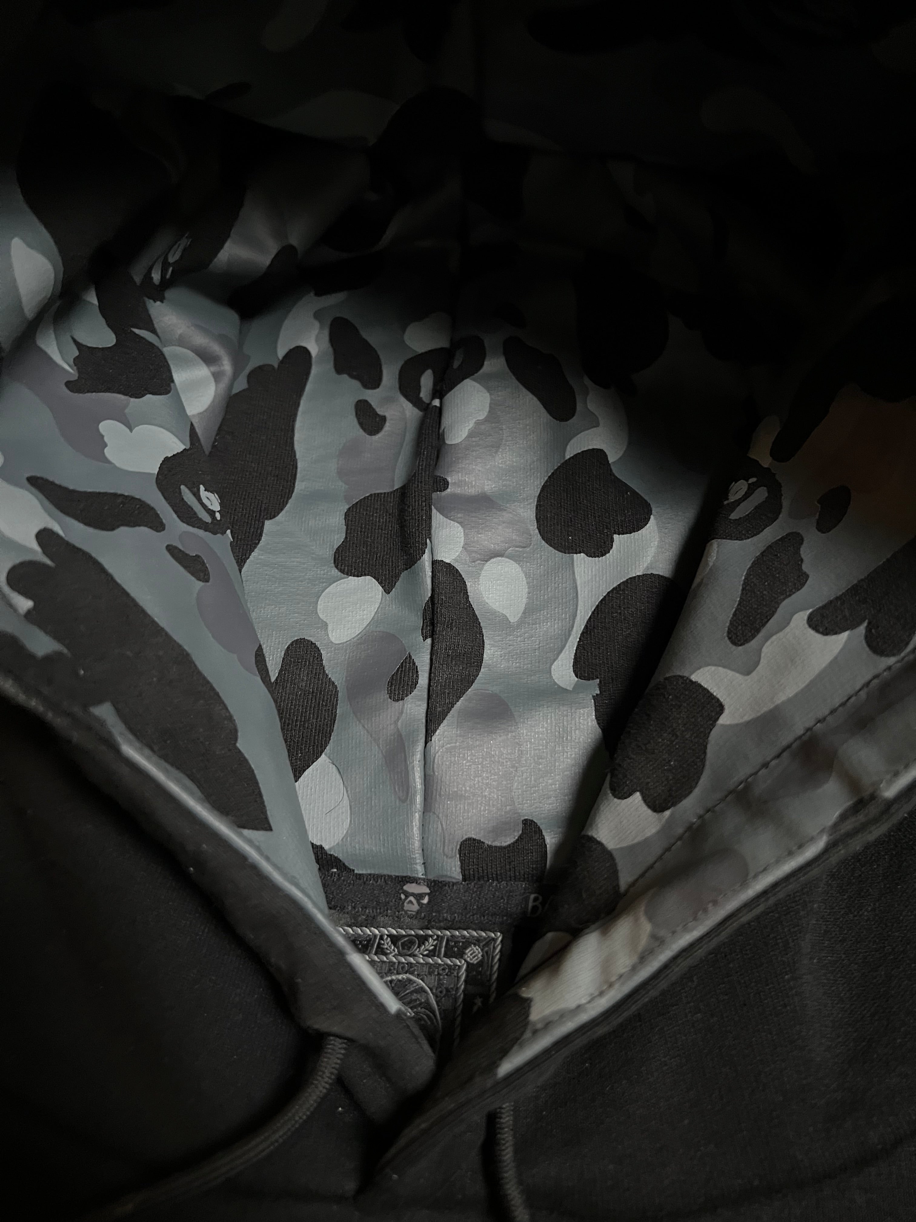 BAPE Black by A Bathing Ape Black Crystal Pullover Hoodie 8