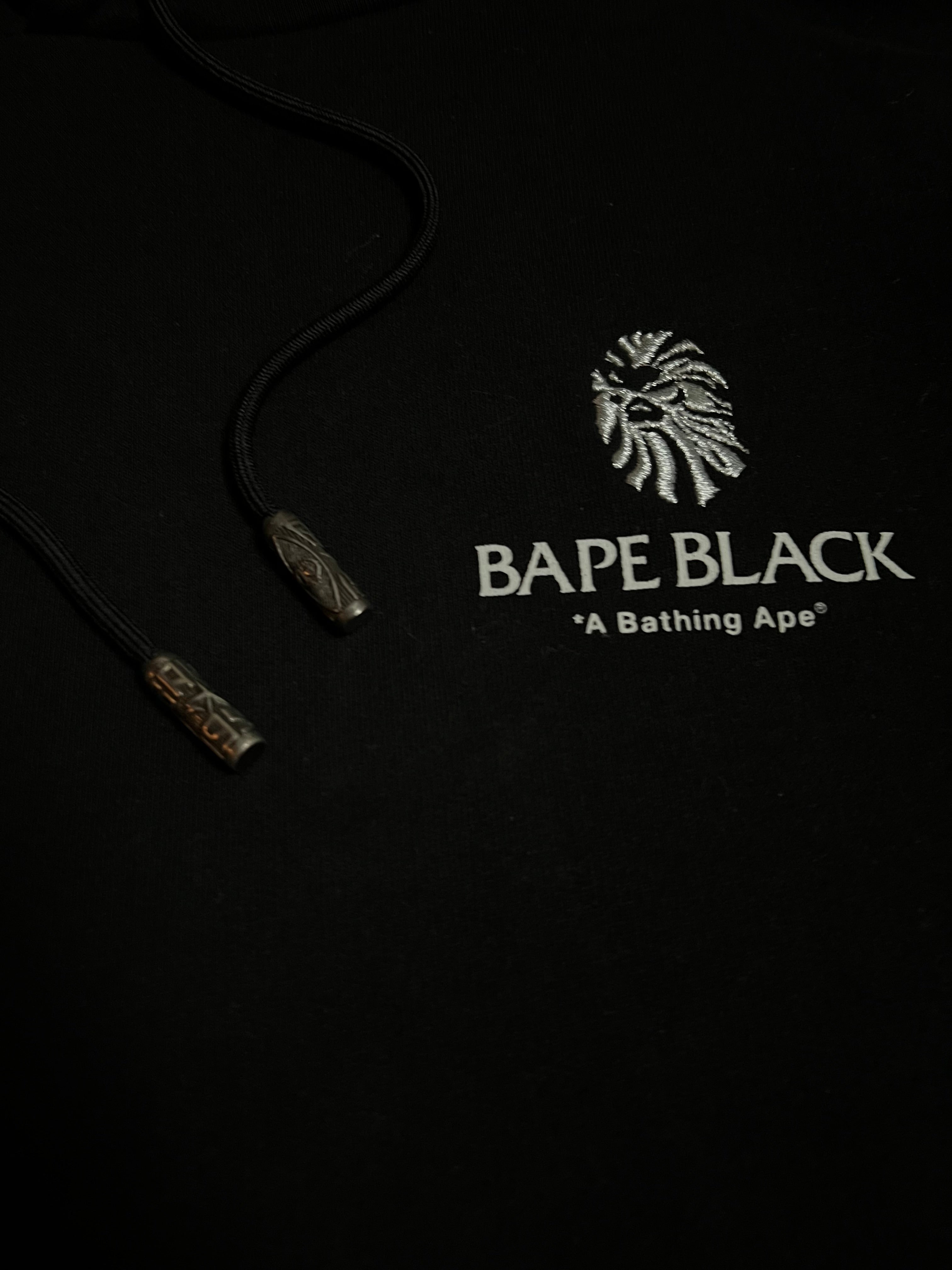 BAPE Black by A Bathing Ape Black Crystal Pullover Hoodie 9