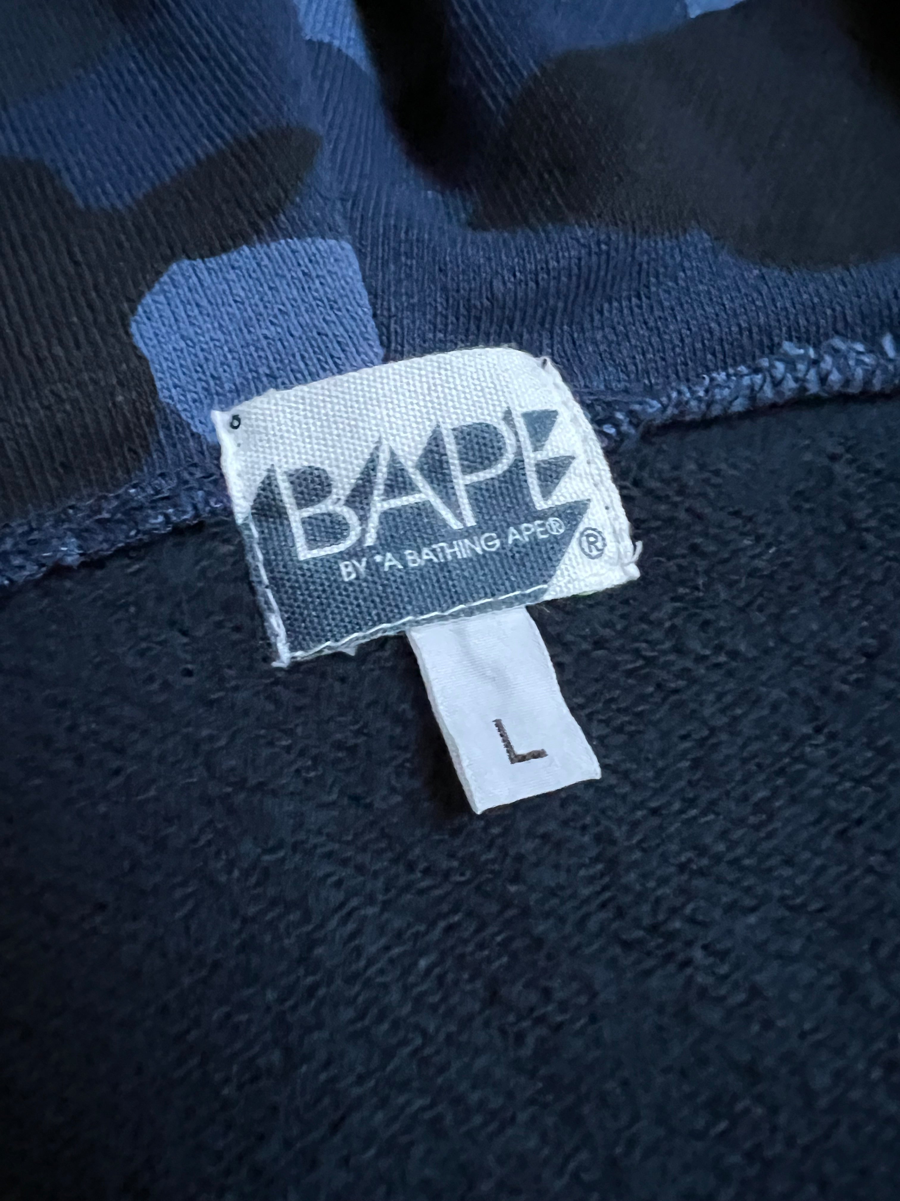 BAPE Blue 2007 Nigo NFS Full Zip Up Shark Hoodie 8