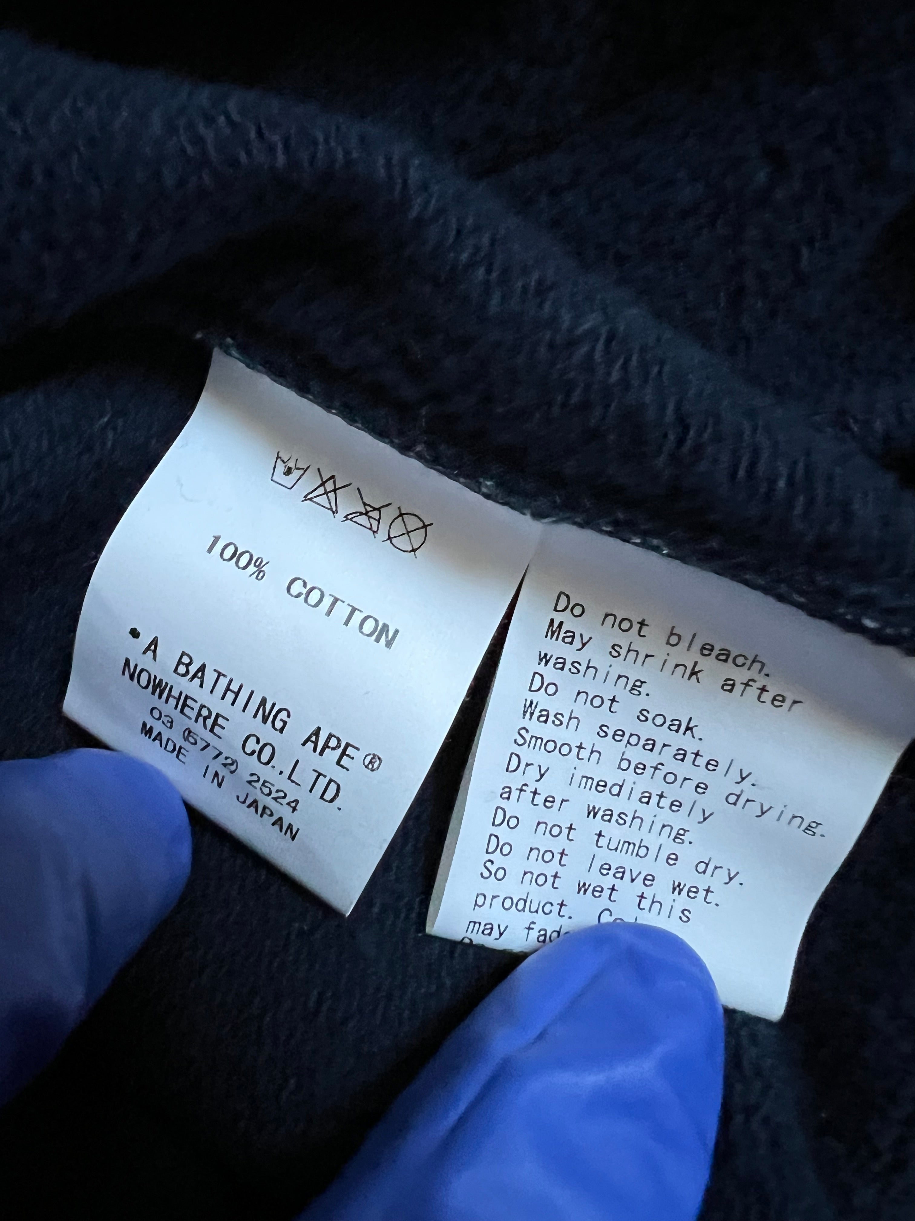 BAPE Blue 2007 Nigo NFS Full Zip Up Shark Hoodie 9