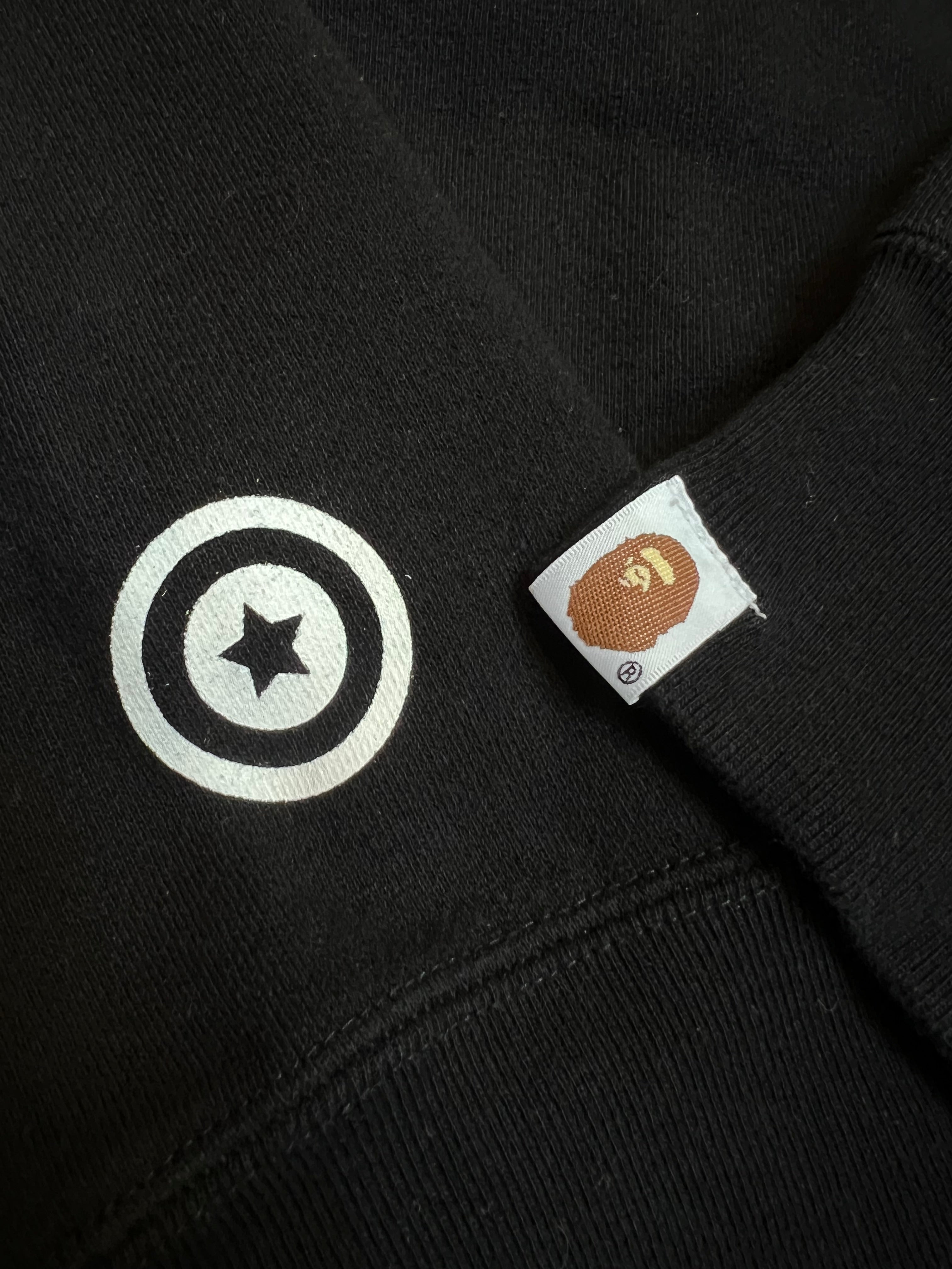 BAPE Blue ABC Camo Pullover Shark Hoodie 6