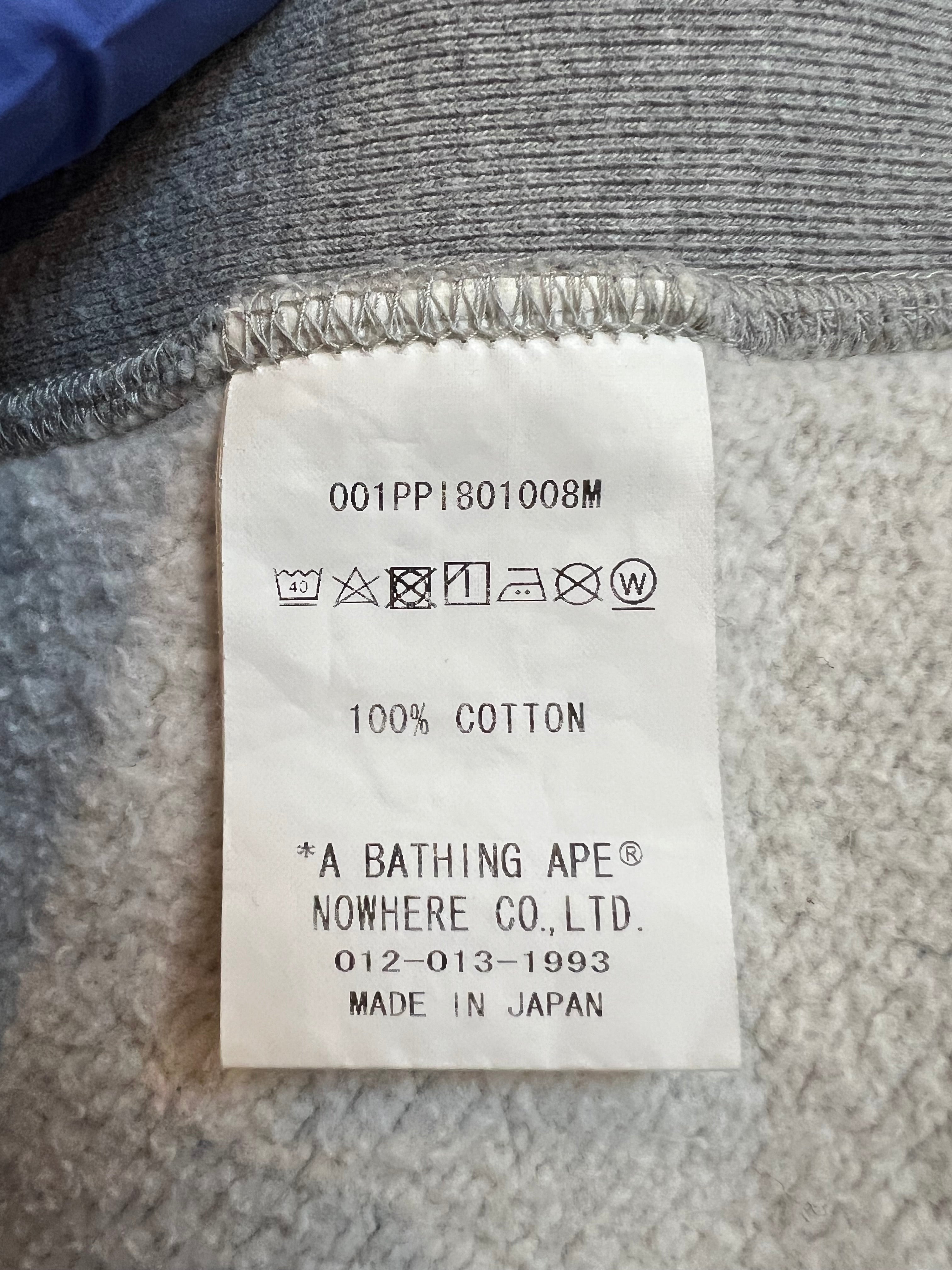 BAPE Gray Pink ABC Camo Pullover Shark Hoodie 9