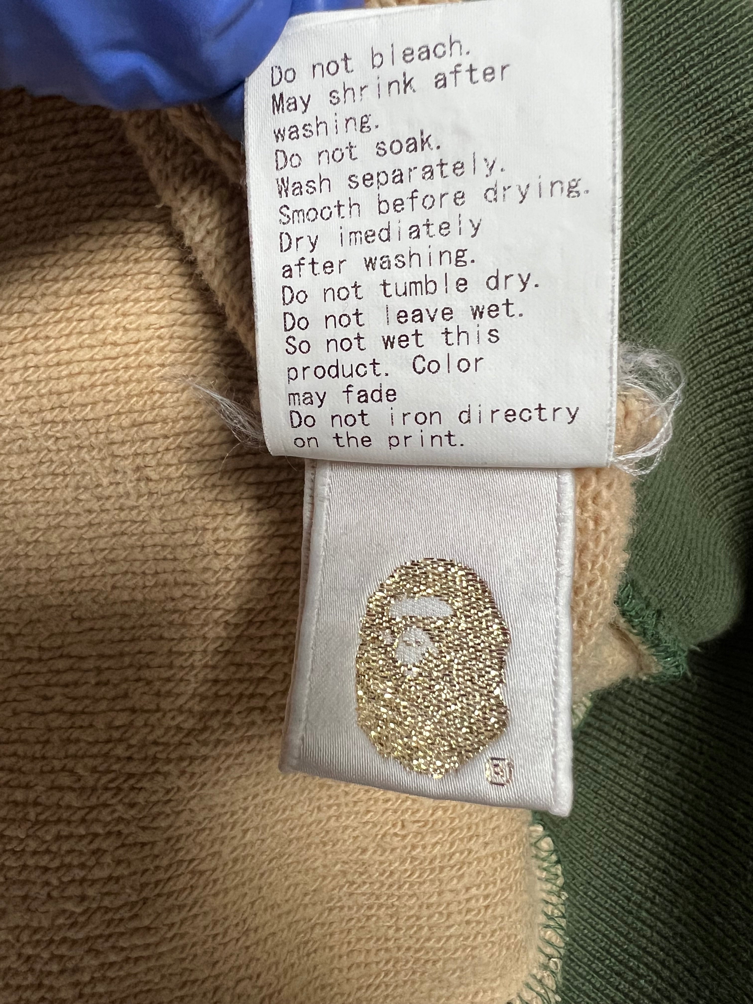 BAPE Green ABC Camo Varsity Jacket 11