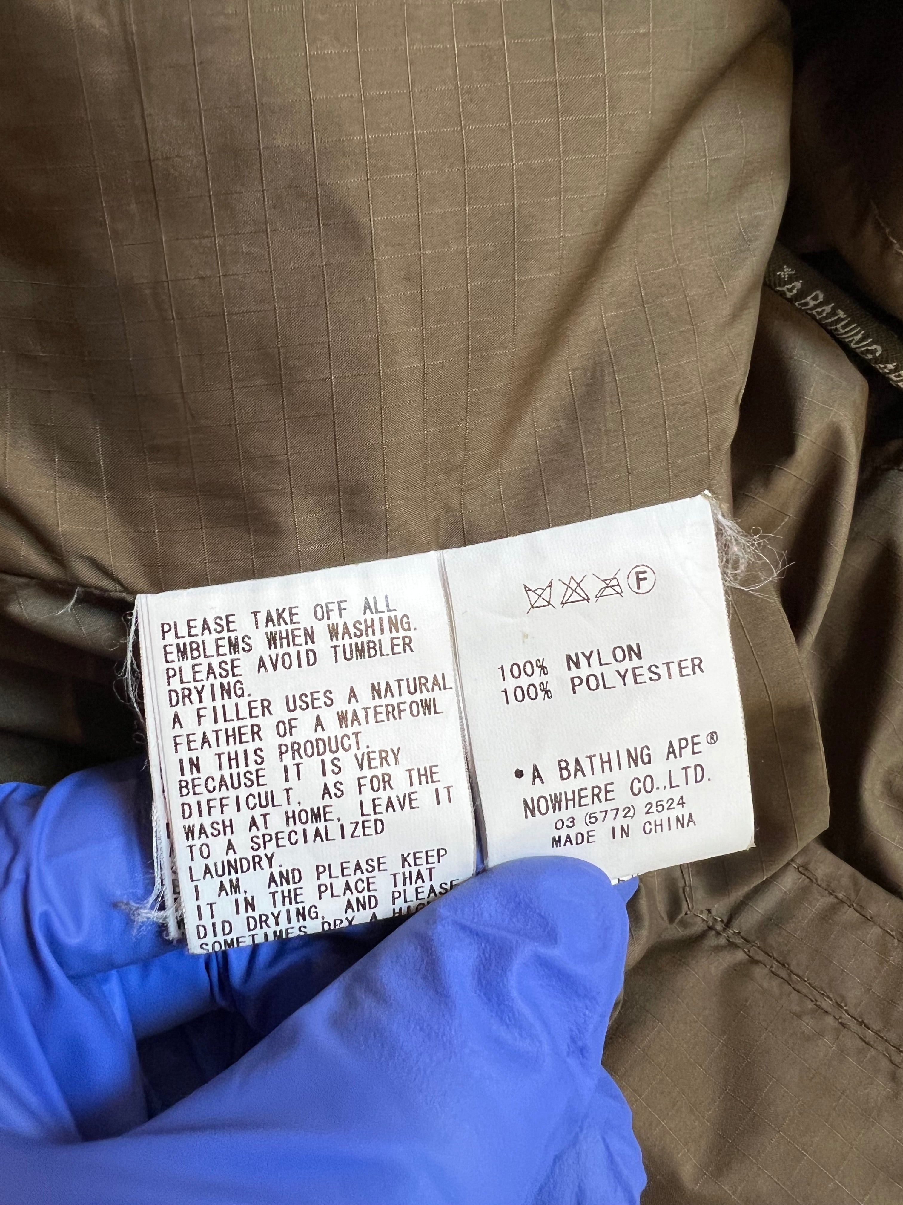 BAPE Green_First_Camo_Fur_Down_Jacket 7 HYPEVAULT