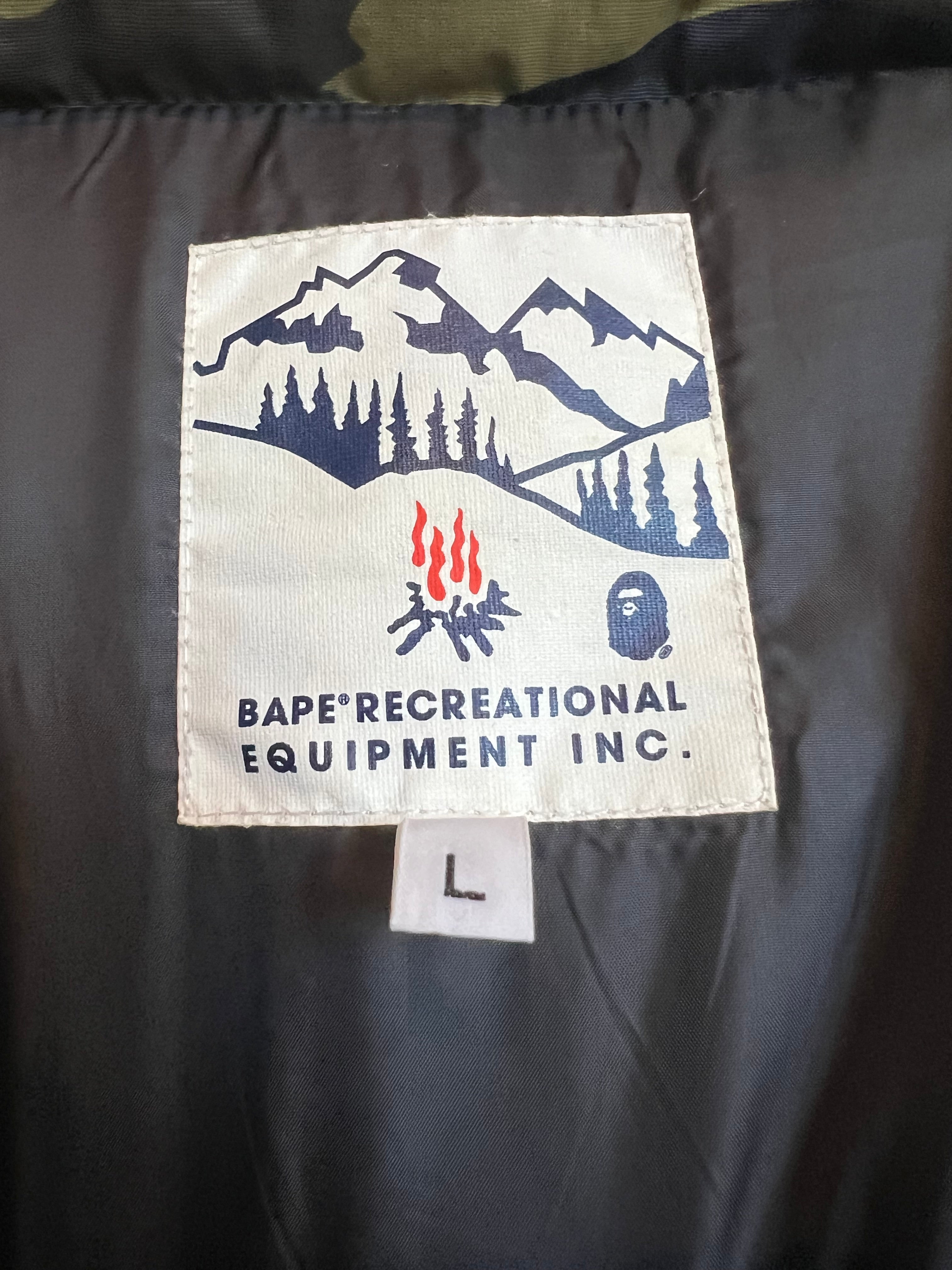 BAPE Green First Camo Puffer Down Jacket 8 HYPEVAULT