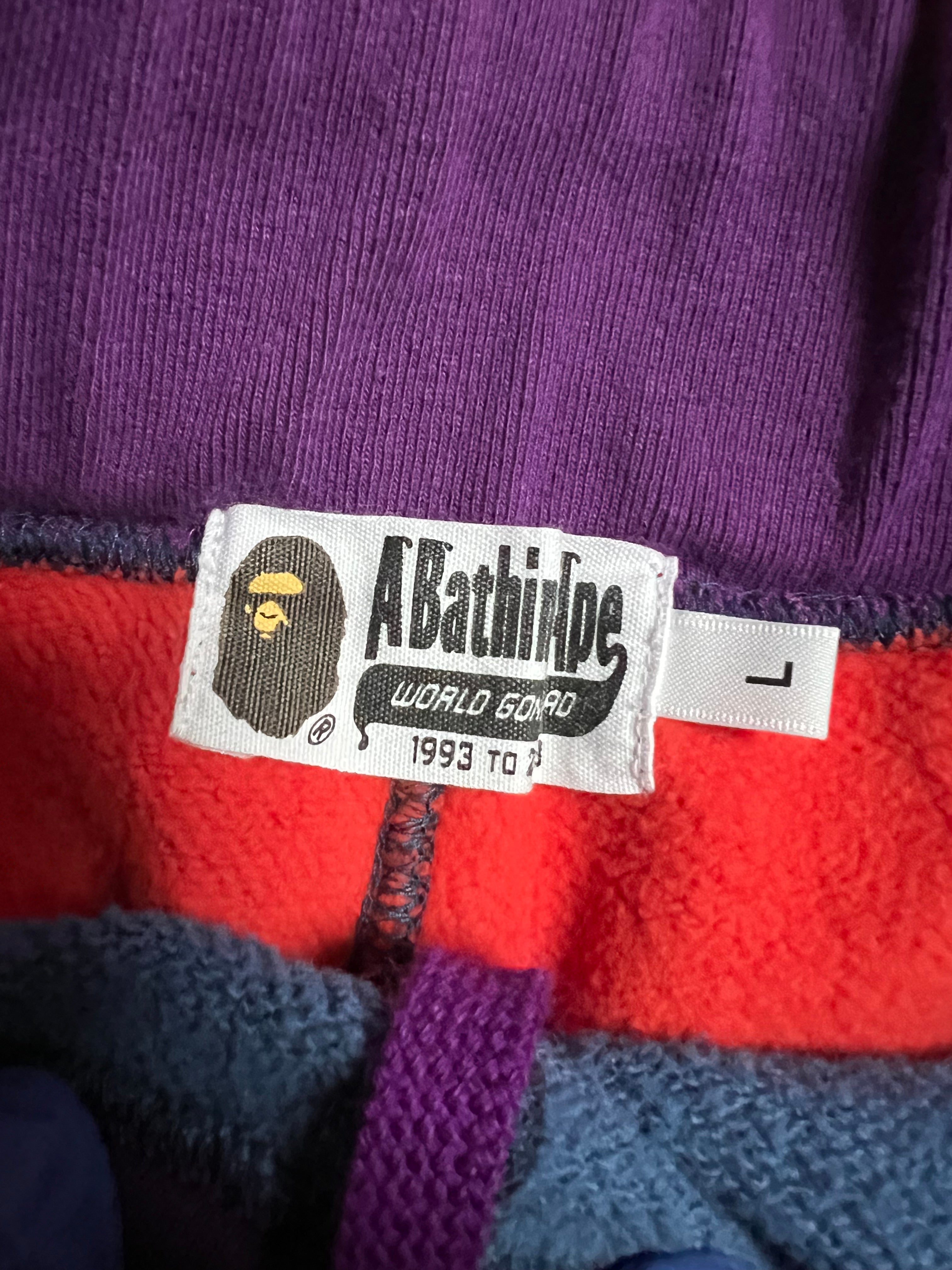 BAPE Multicolor Crazy Camo Shark Shorts 3