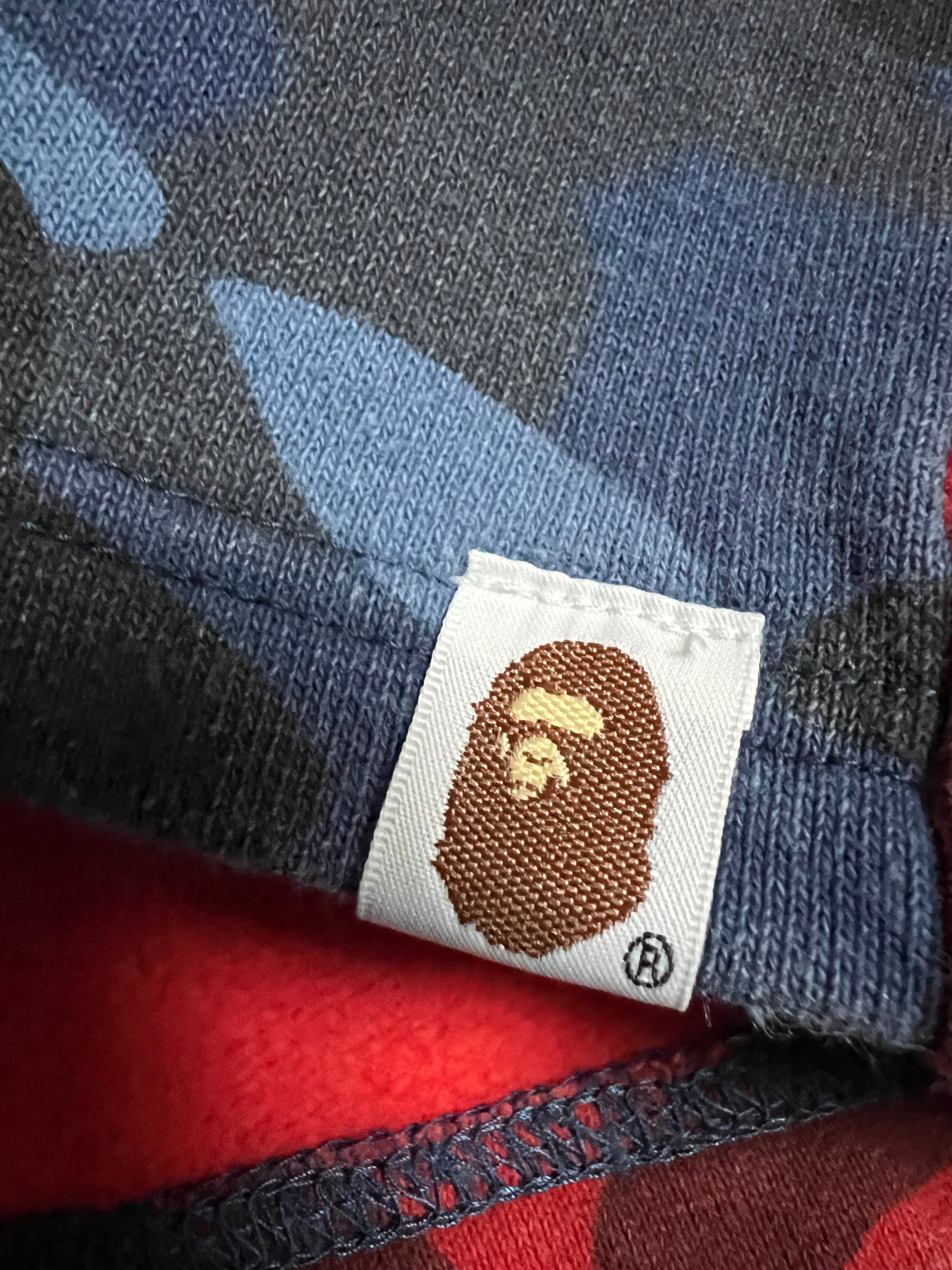 BAPE Multicolor Crazy Camo Shark Shorts 4