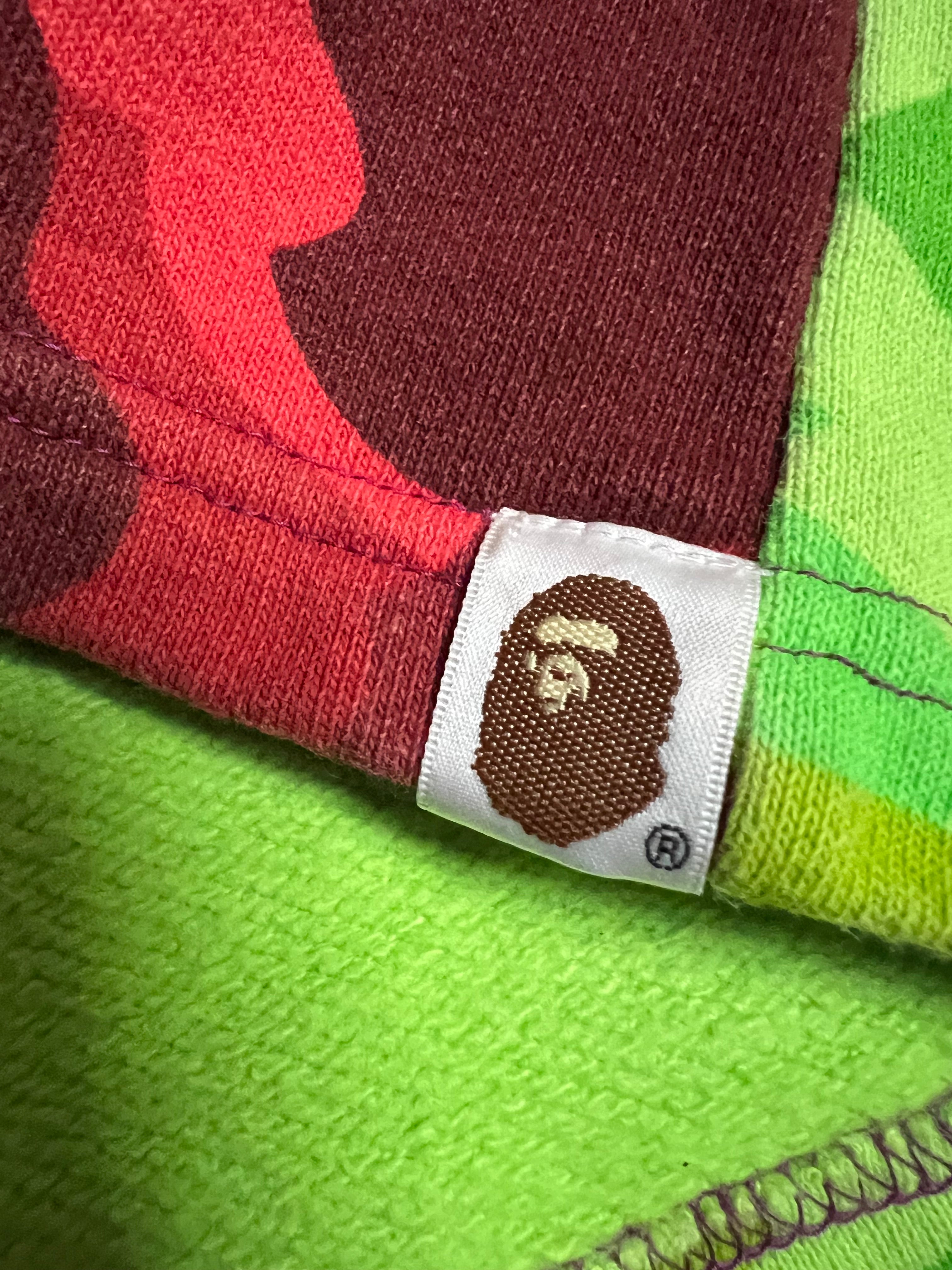 BAPE Multicolor Crazy Camo Shorts 3