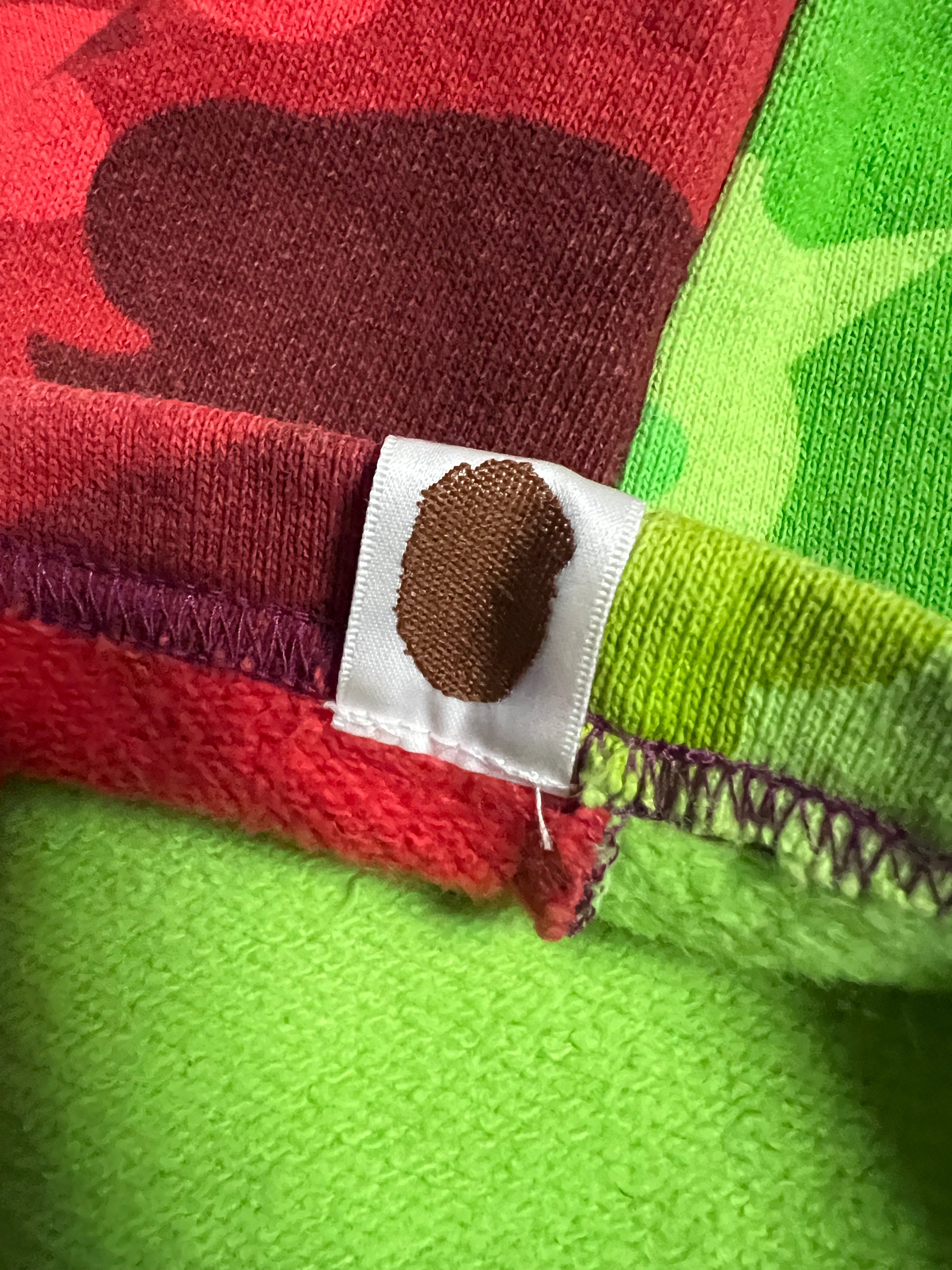 BAPE Multicolor Crazy Camo Shorts 4