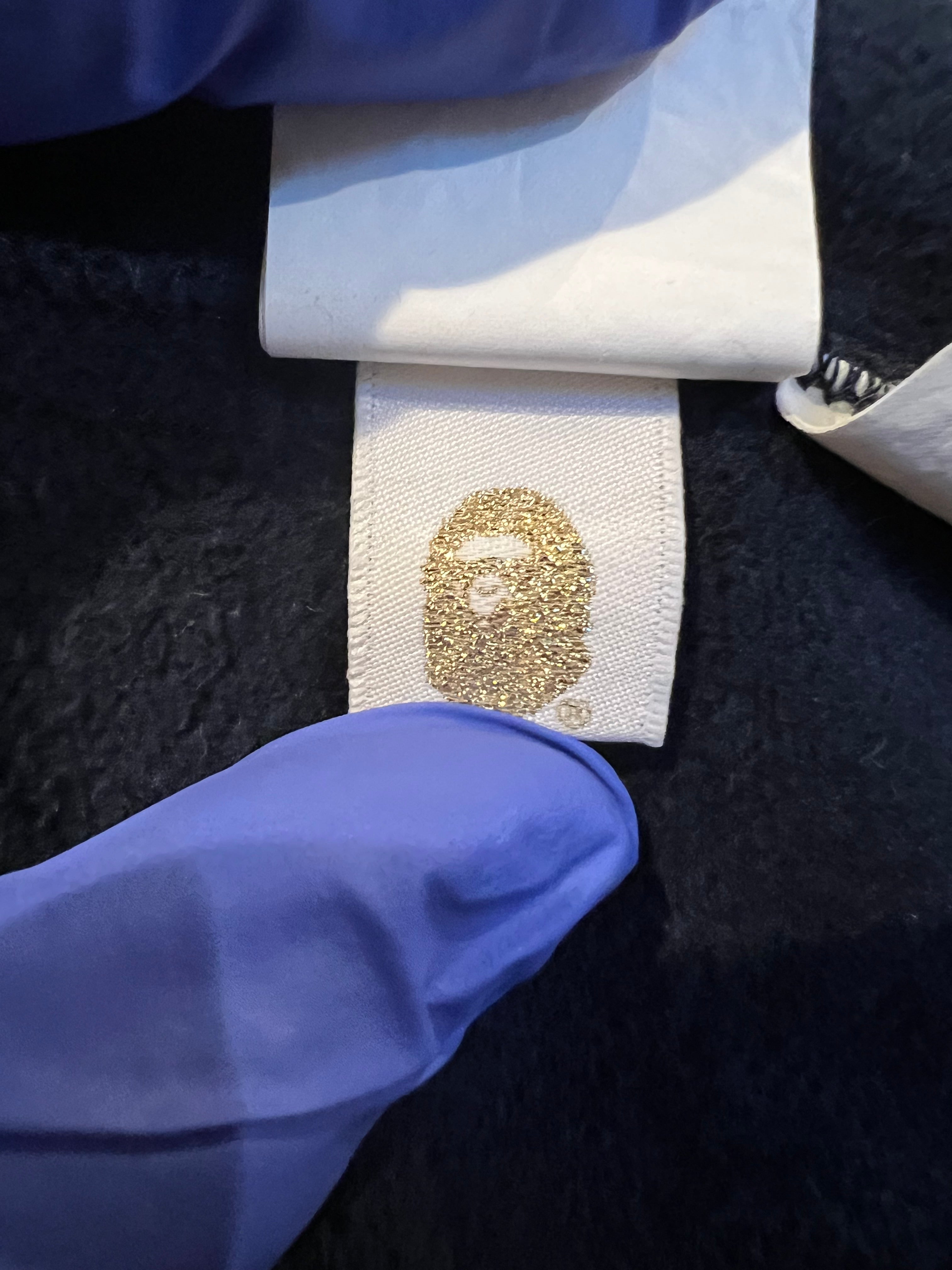 BAPE Navy Dino Full Zip Shark Hoodie 13