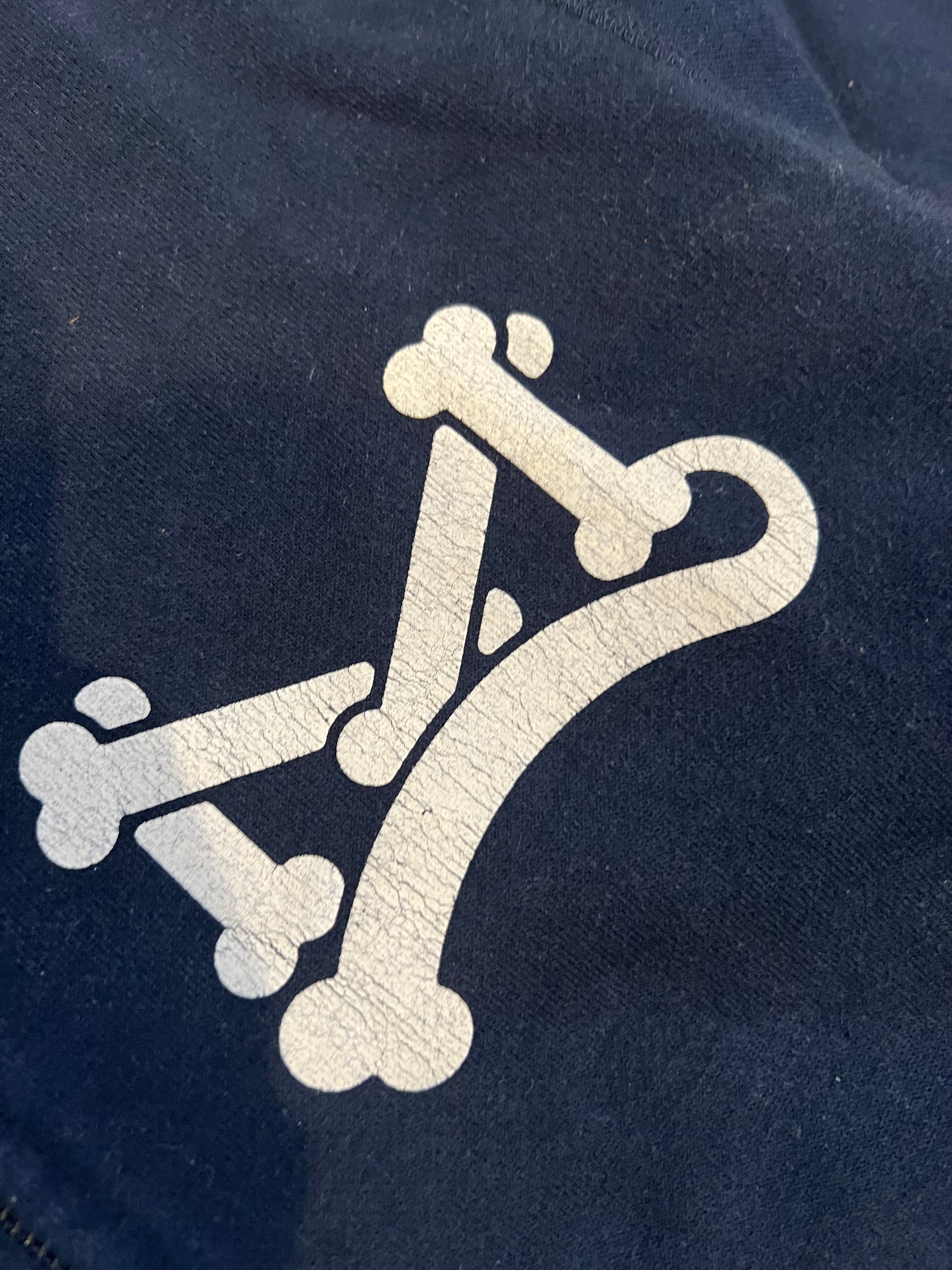 BAPE Navy Dino Full Zip Shark Hoodie 6