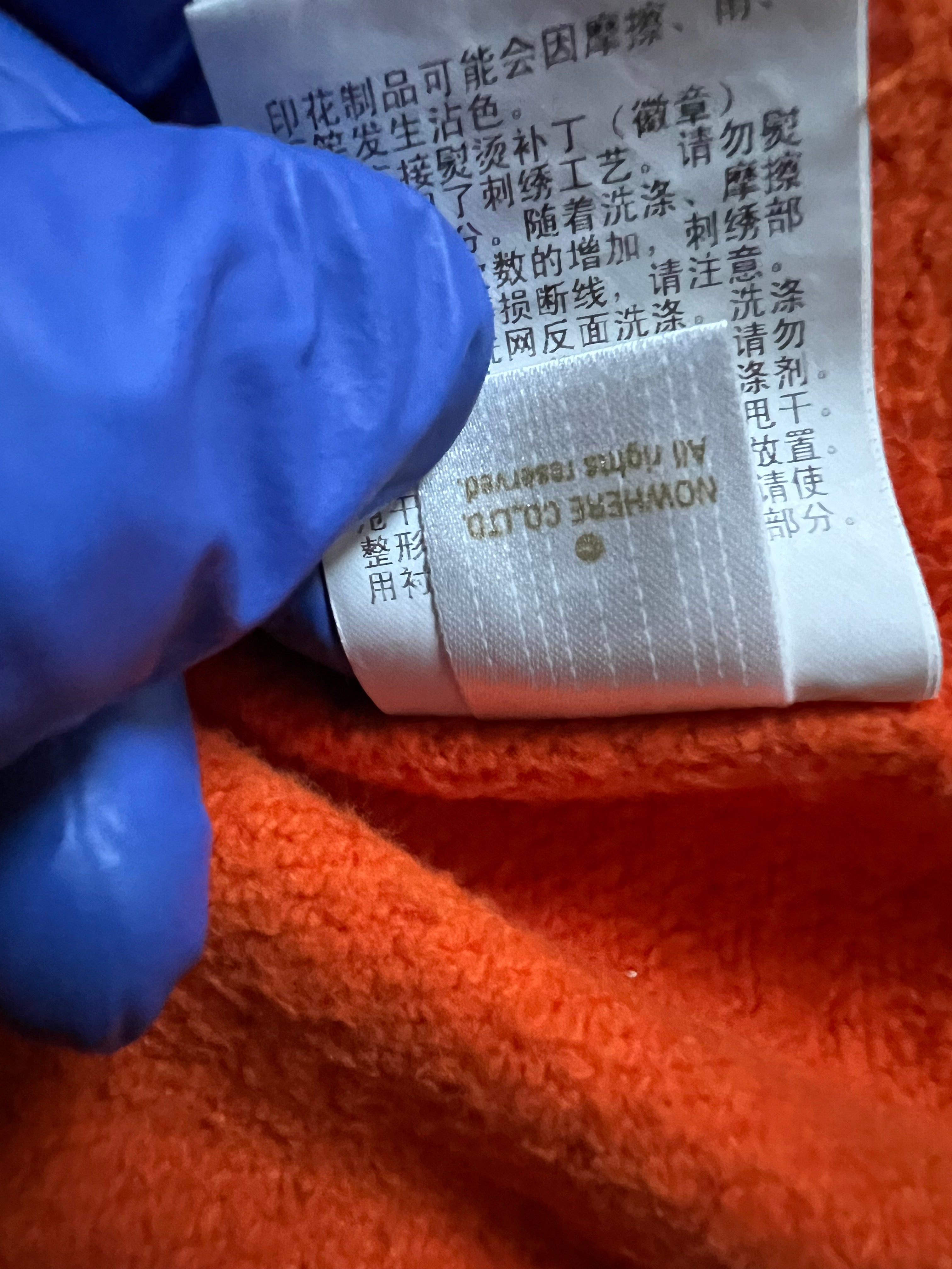 BAPE Orange Half Camo Full Zip Up Tiger Shark Hoodie 17