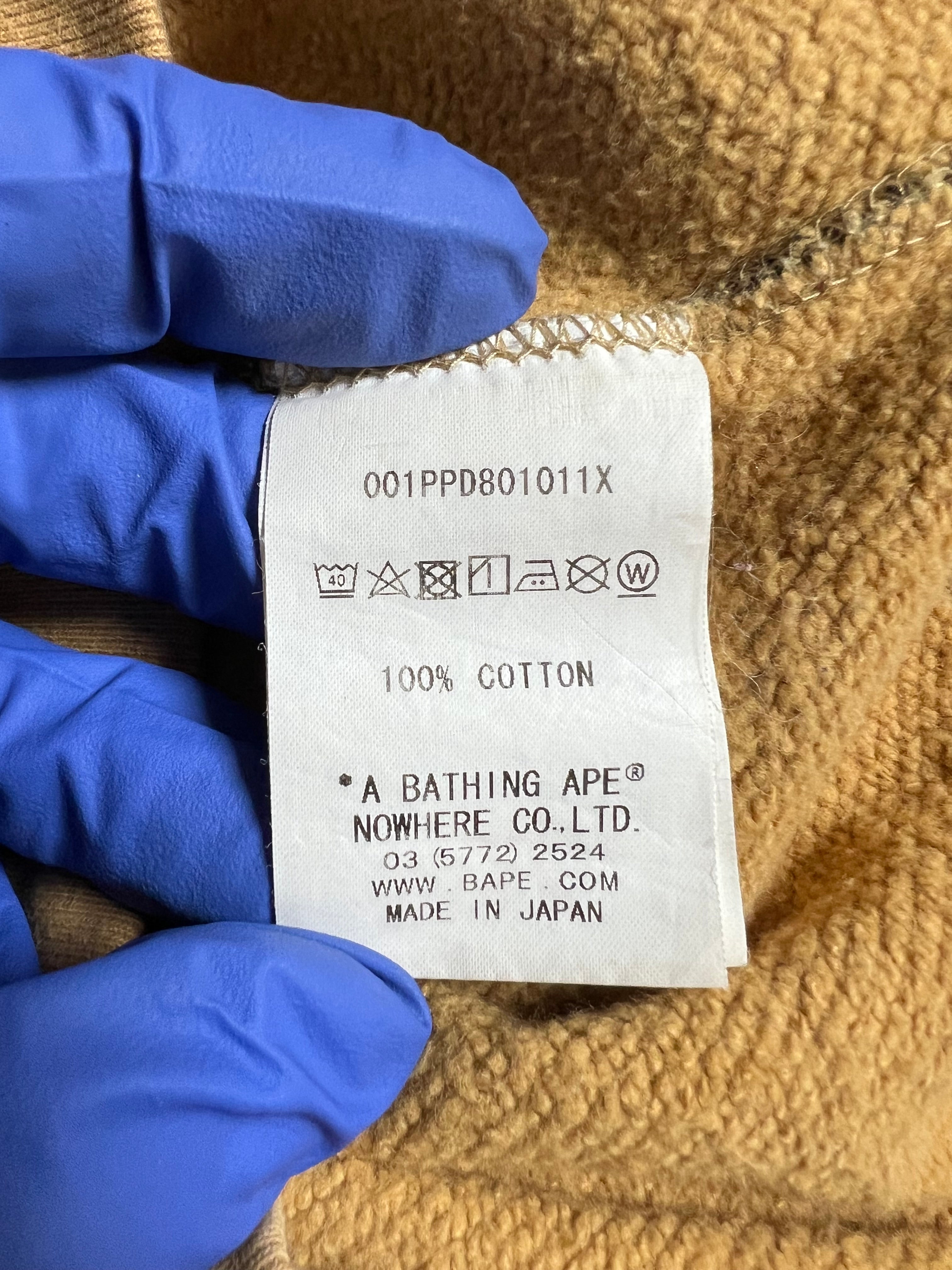 BAPE Yellow 1st Camo PONR Half Zip Up Shark Hoodie 12 HYPEVAULT