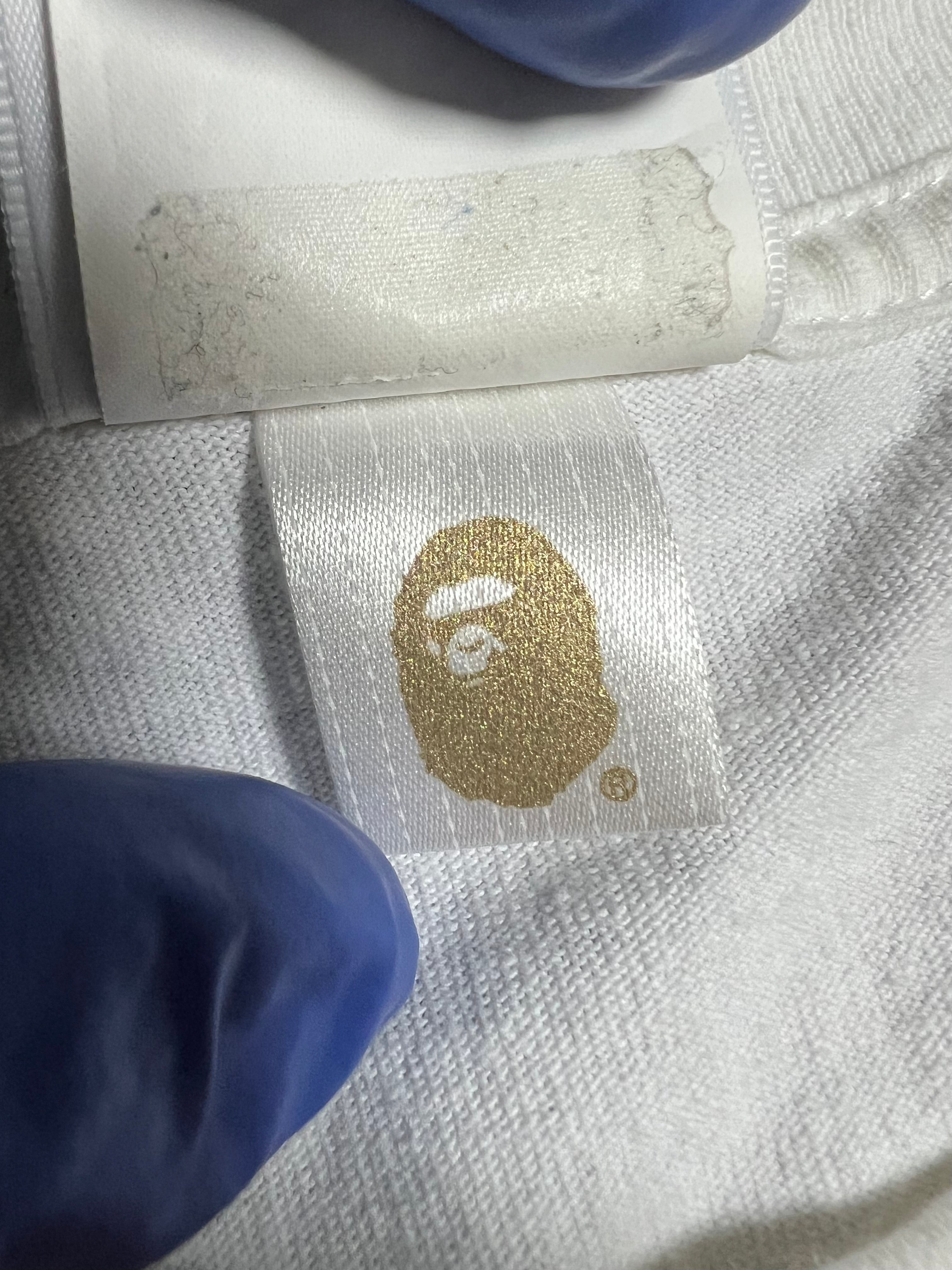 BAPE x Kid Cudi White Moon Man College Logo T-Shirt 11