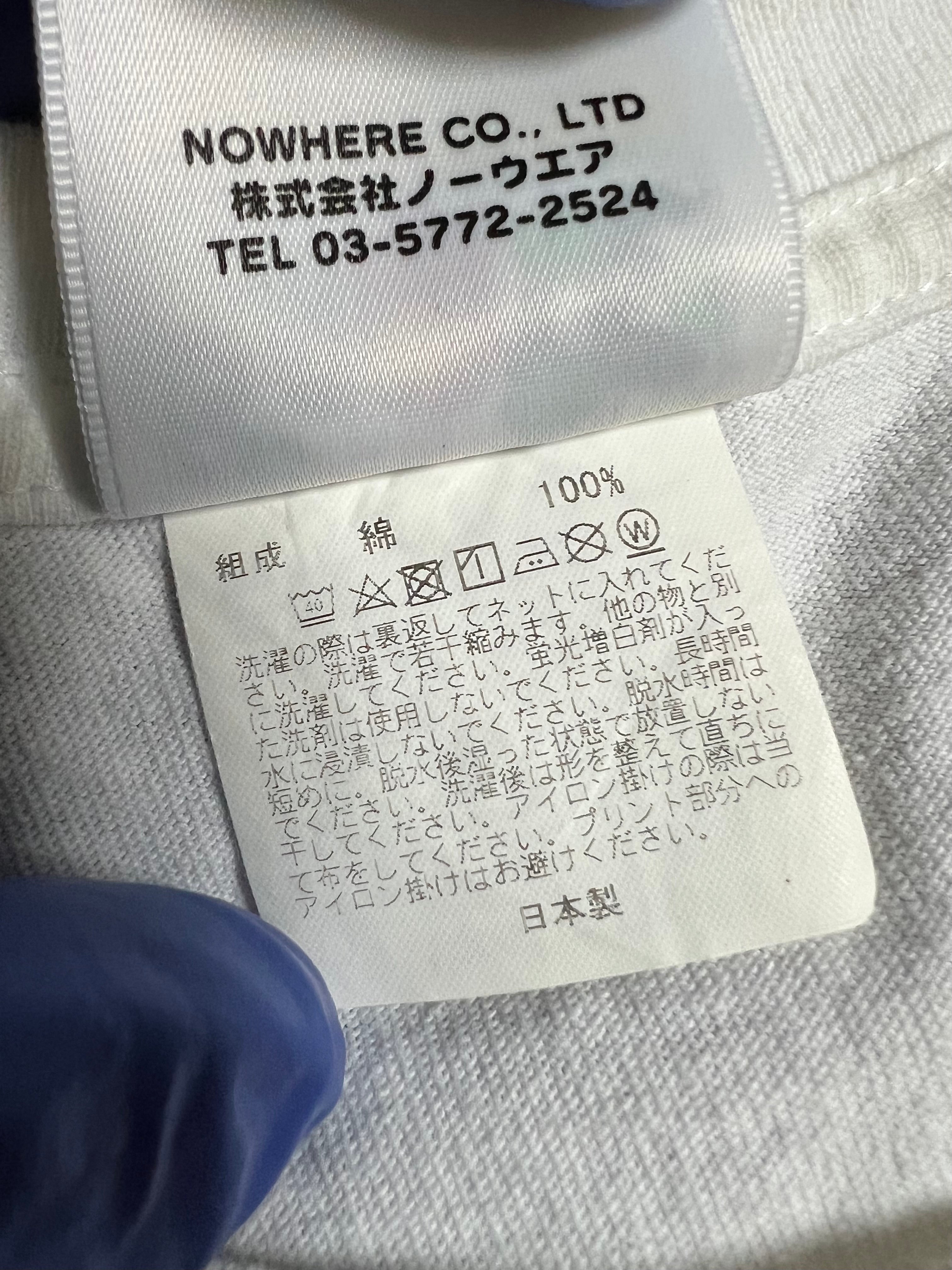 BAPE x Kid Cudi White Moon Man College Logo T-Shirt 9