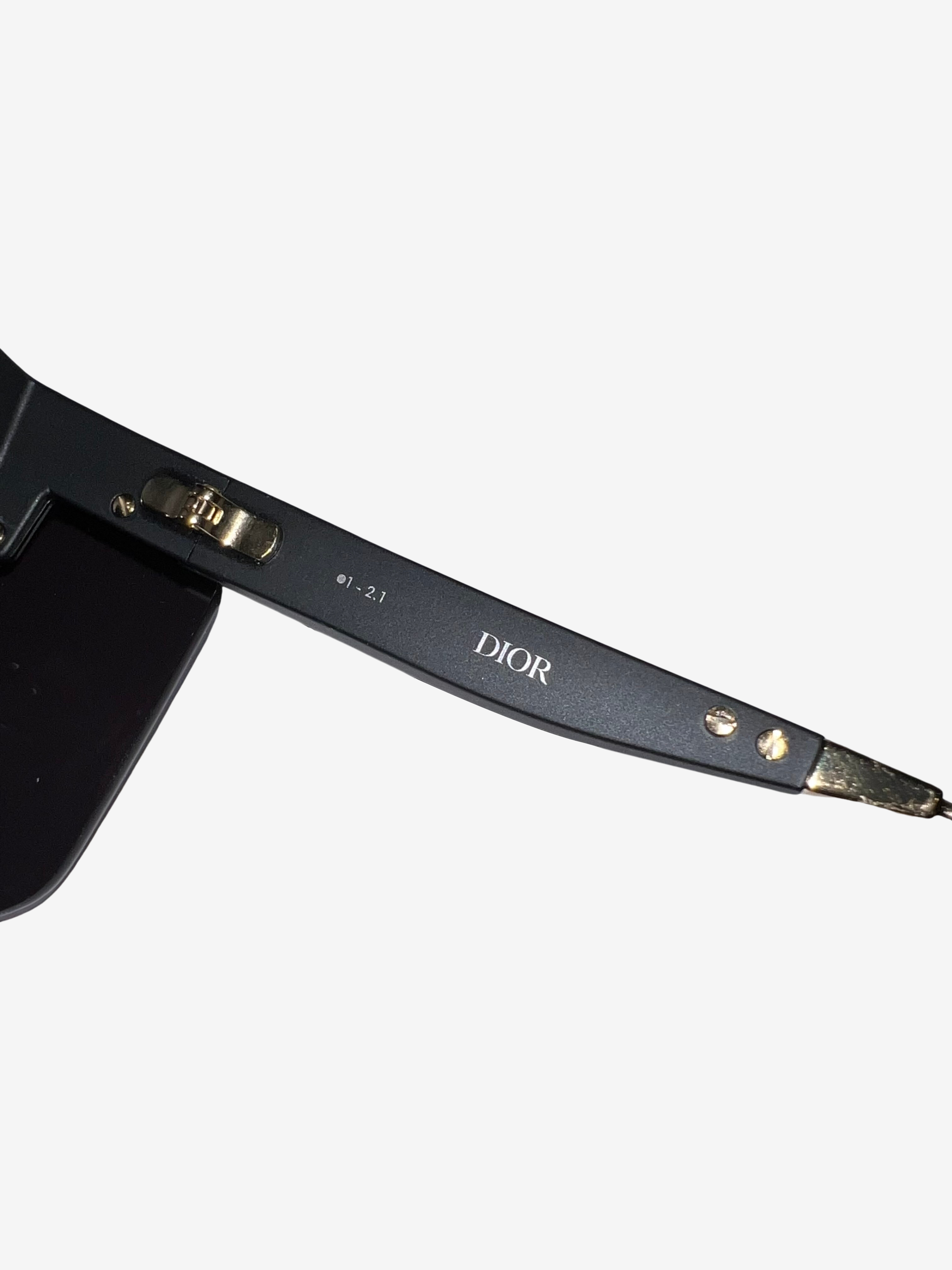 Christian Dior Black Visor Sunglasses 4
