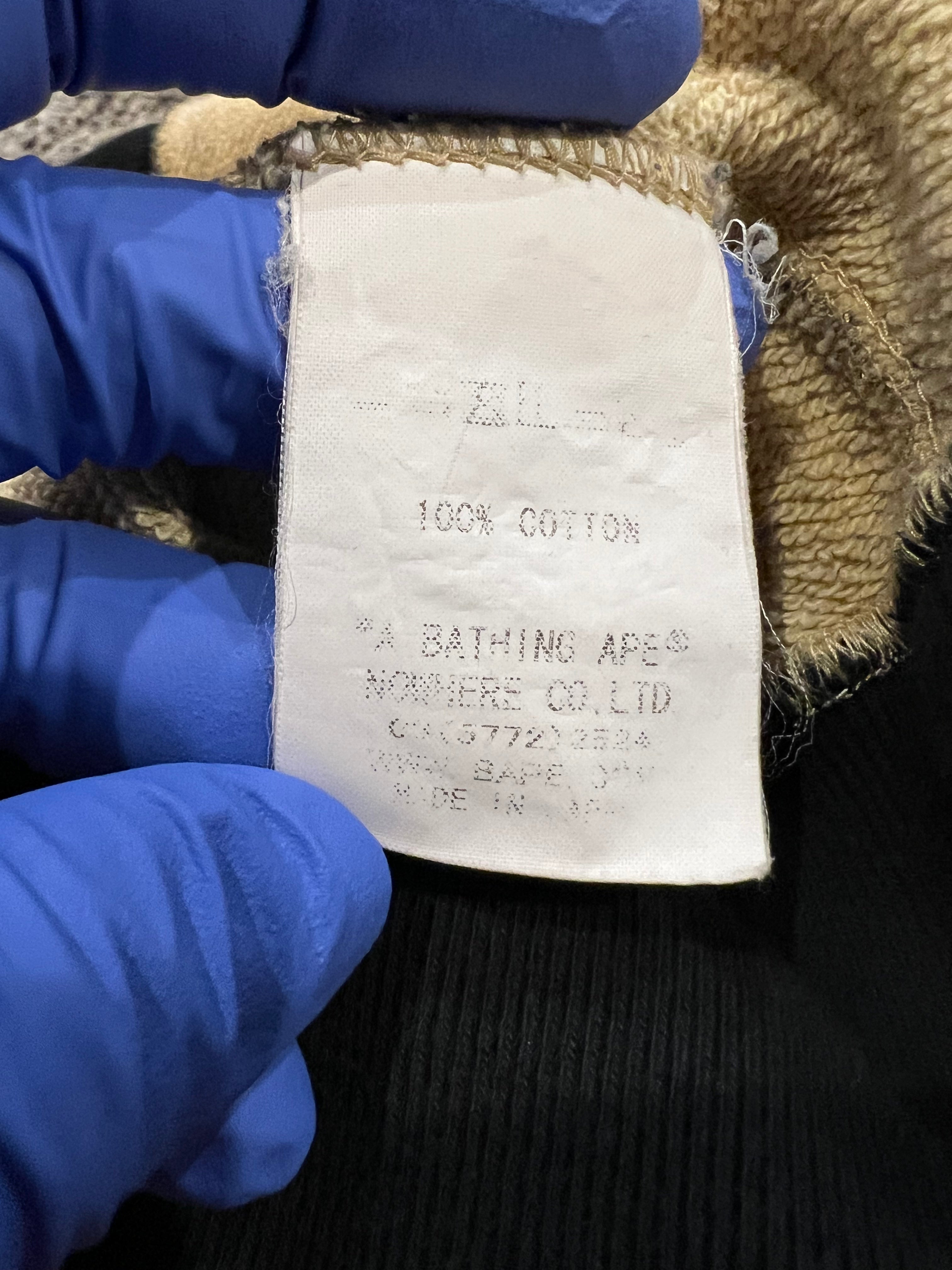 Black/Gold 2024 NYC Madison Store Exclusive Camo Full Zip Up Shark Hoodie