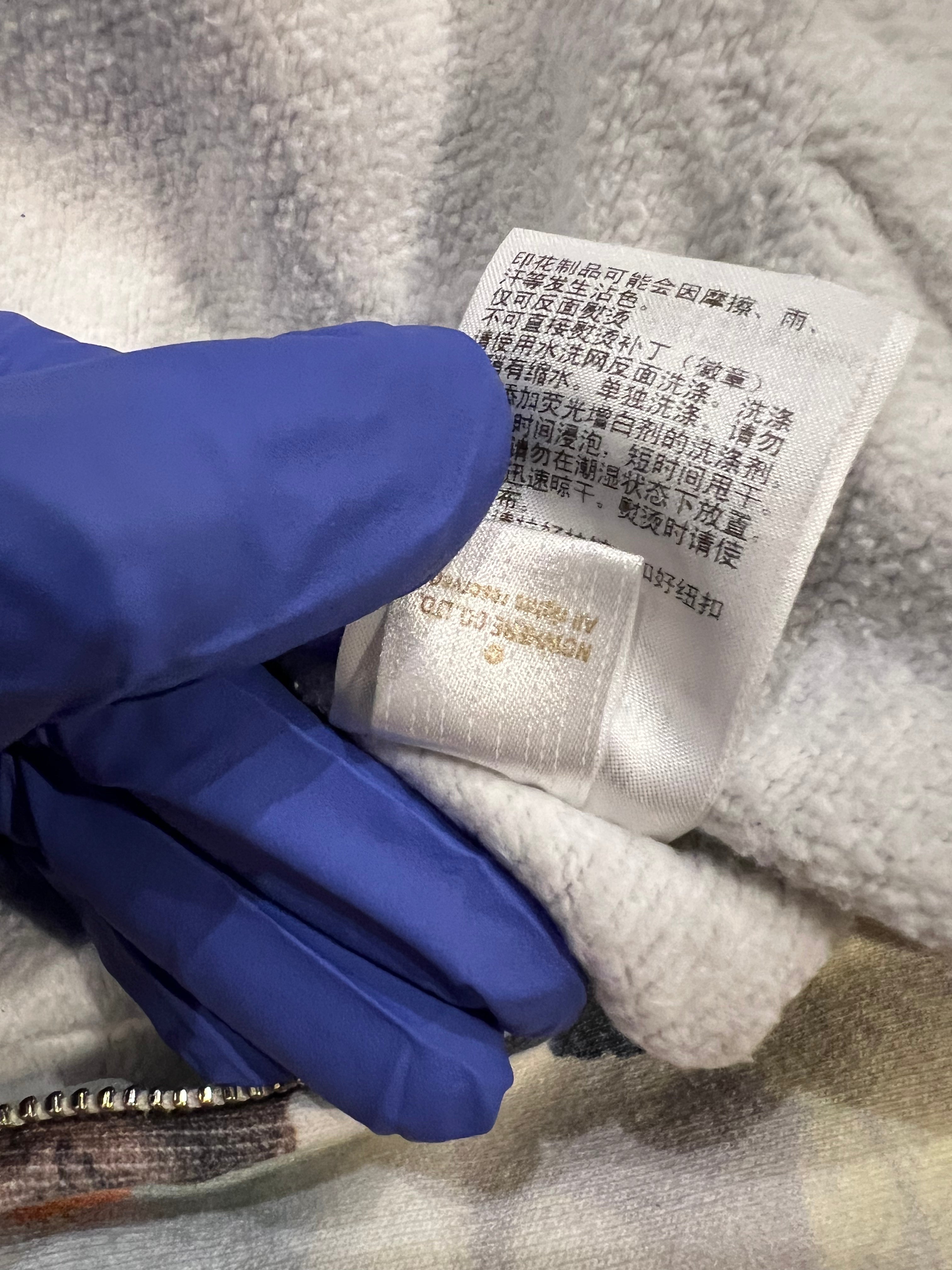 White Flower Print Full Zip Up Shark Hoodie