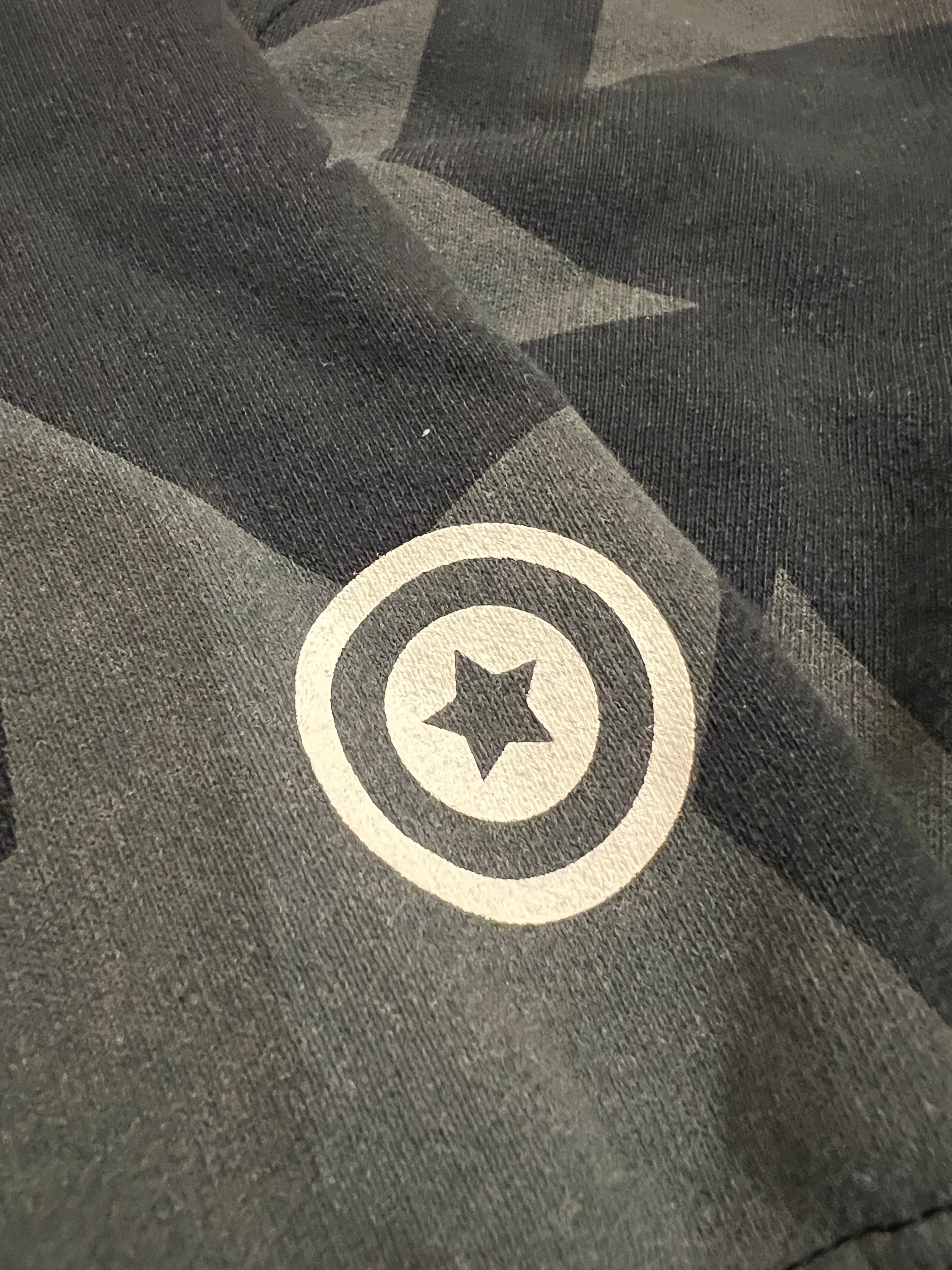 Pantalones de cuero con parche de cruz del cementerio, color negro 18