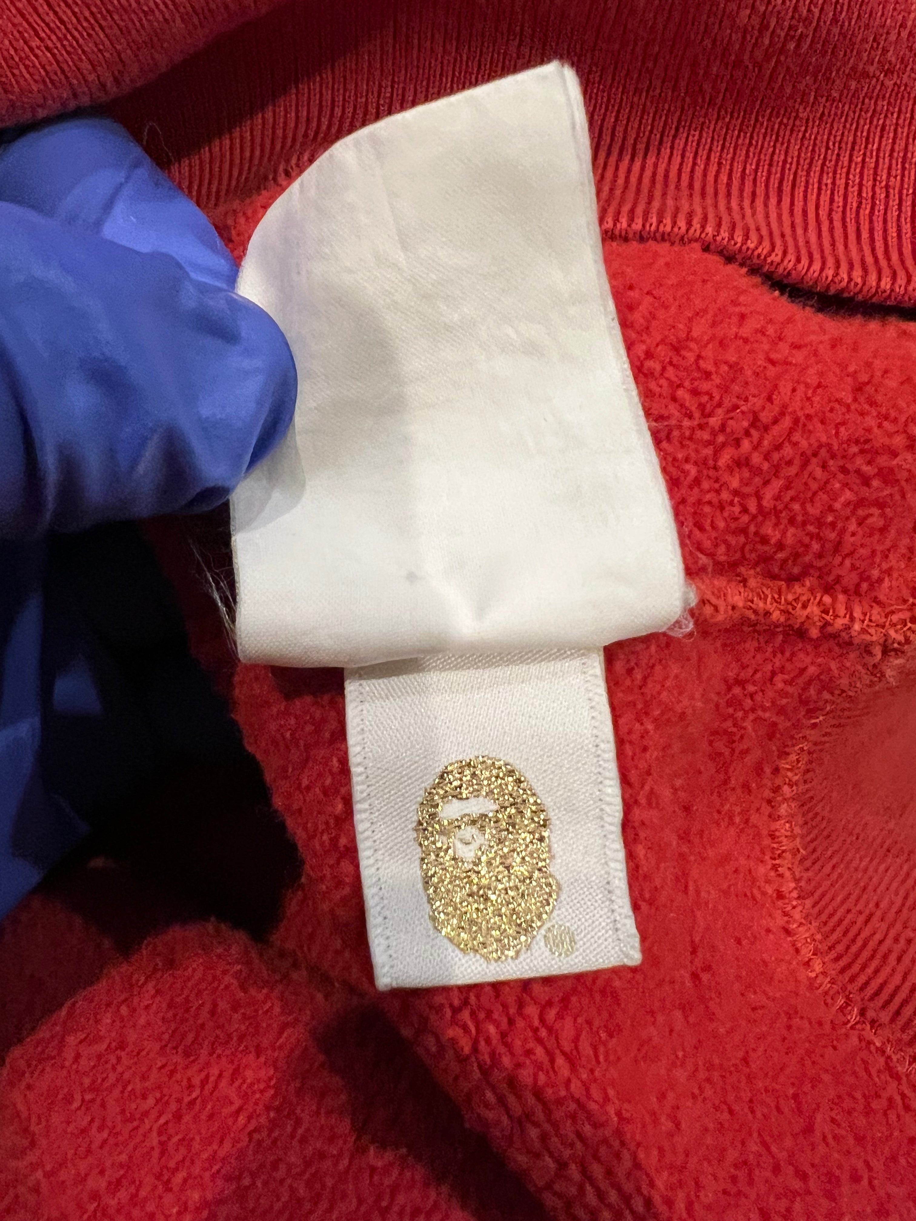 Red Camo Full Zip Up Shark Hoodie