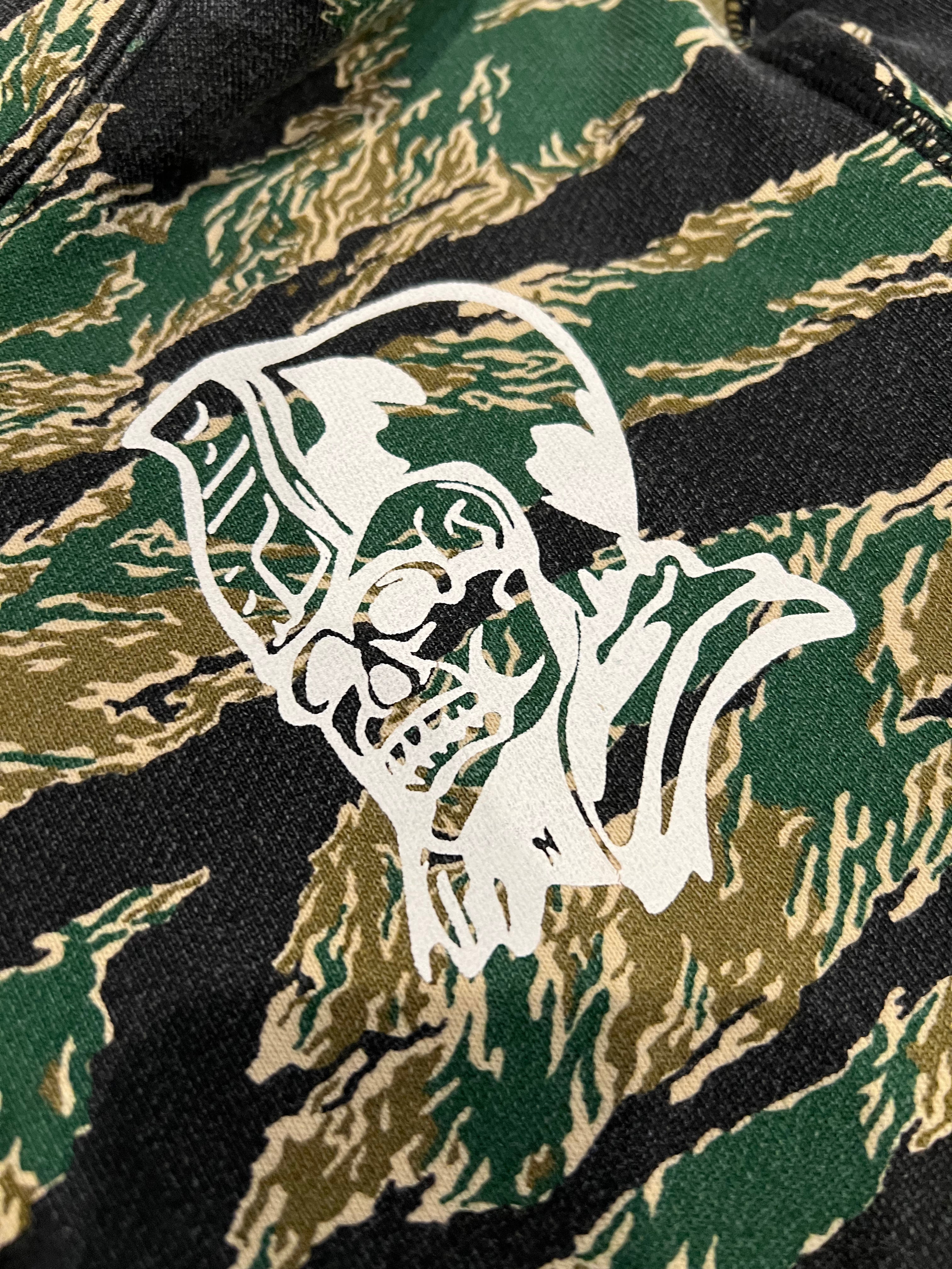 Green URSUS Forest Camo Full Zip Up Shark Hoodie