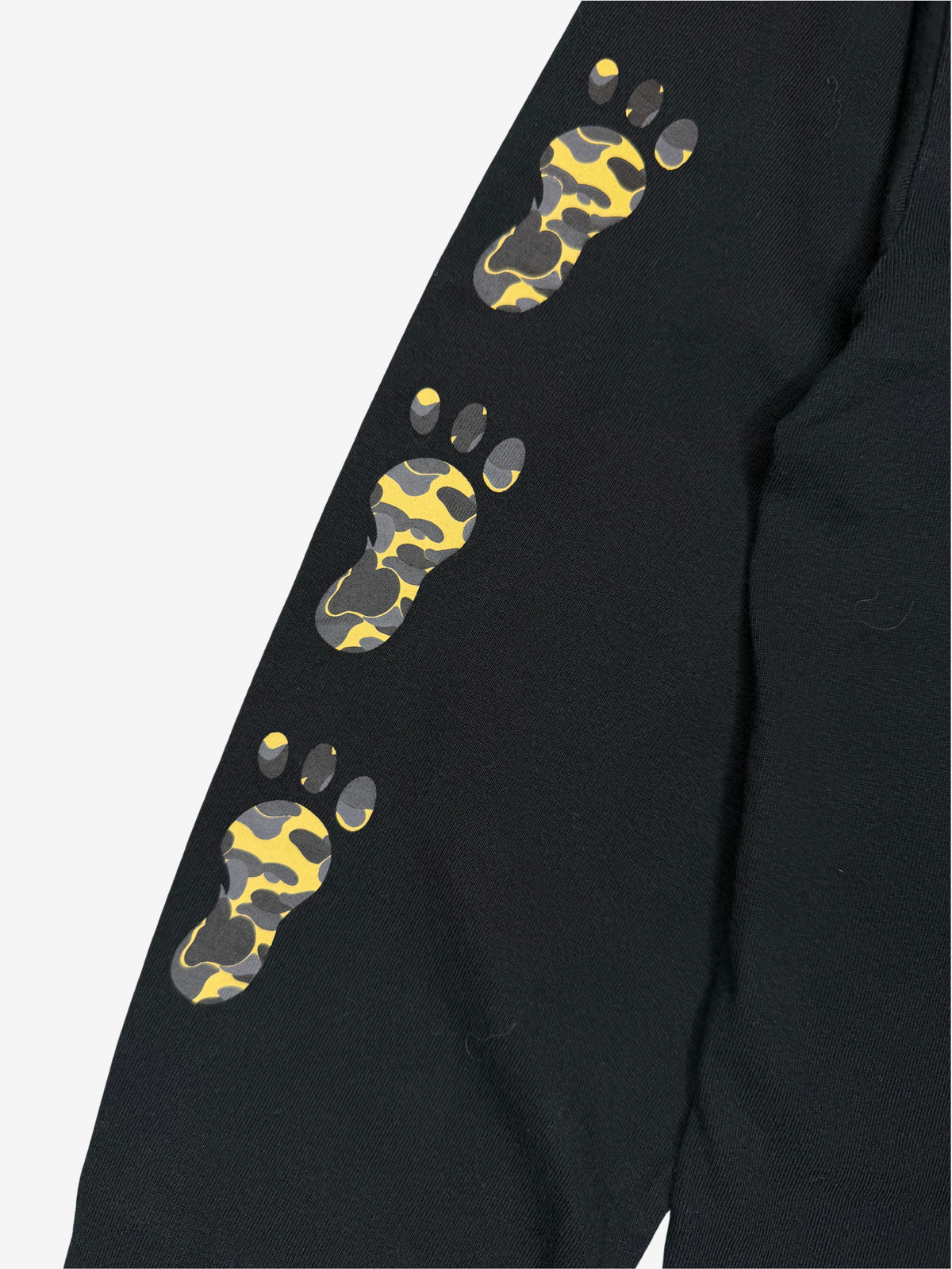 x Tom & Jerry Black Footprints Long Sleeve T-Shirt