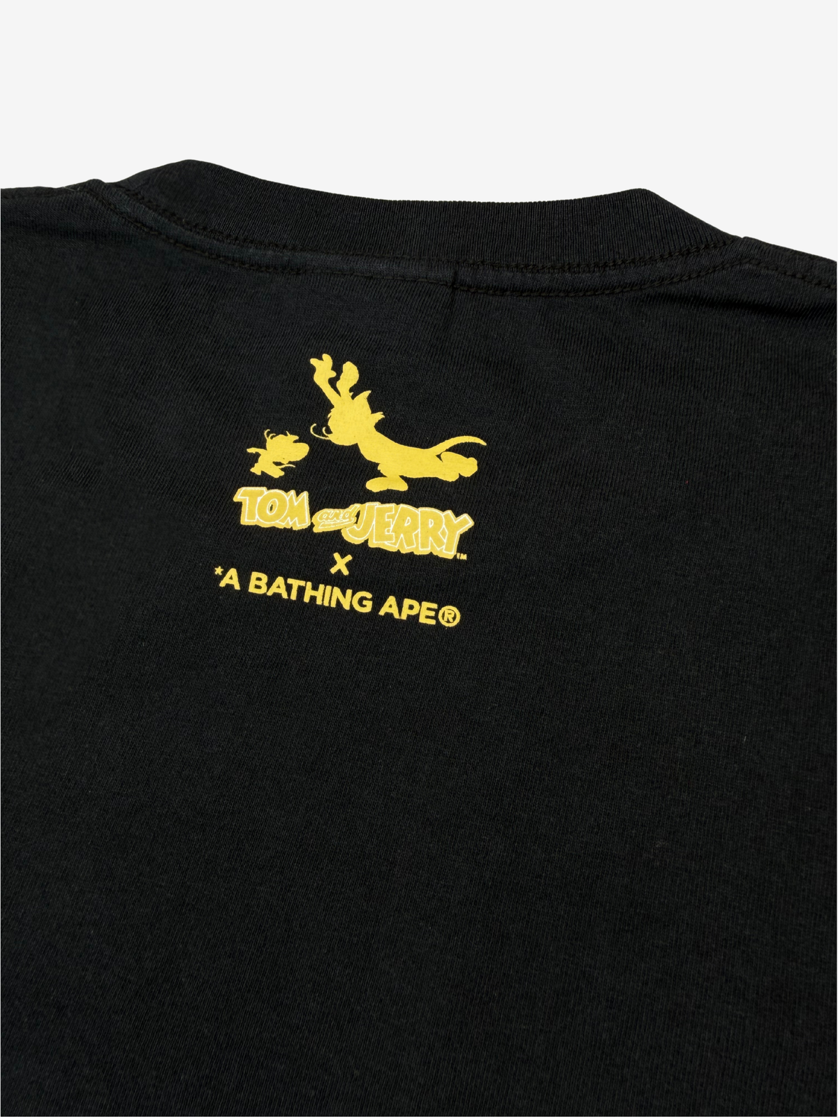 x Tom & Jerry Black Footprints Long Sleeve T-Shirt