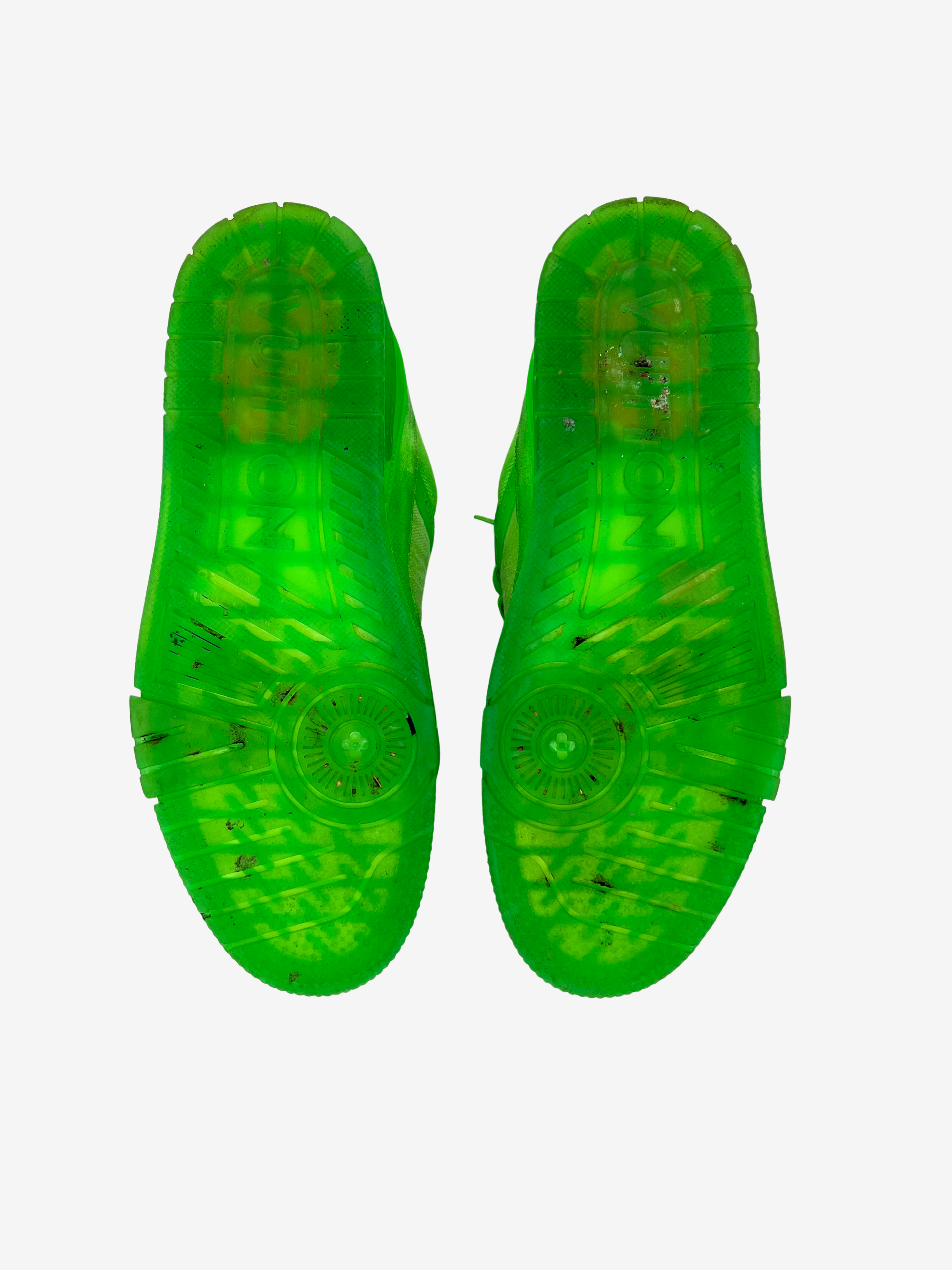 Louis Vuitton Lime Green Suede Trainer Sneaker 6