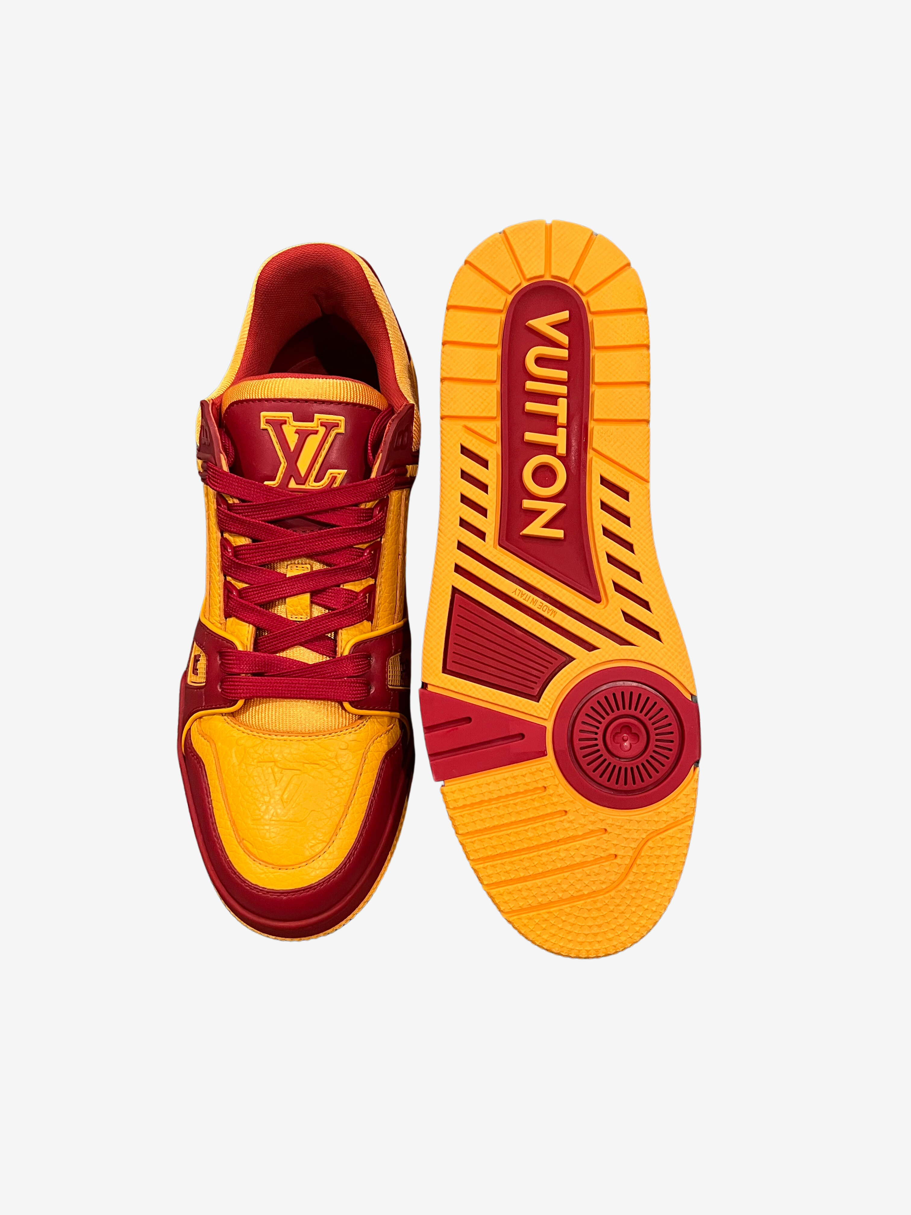 Louis Vuitton Orange & Red Trainer Sneaker 3