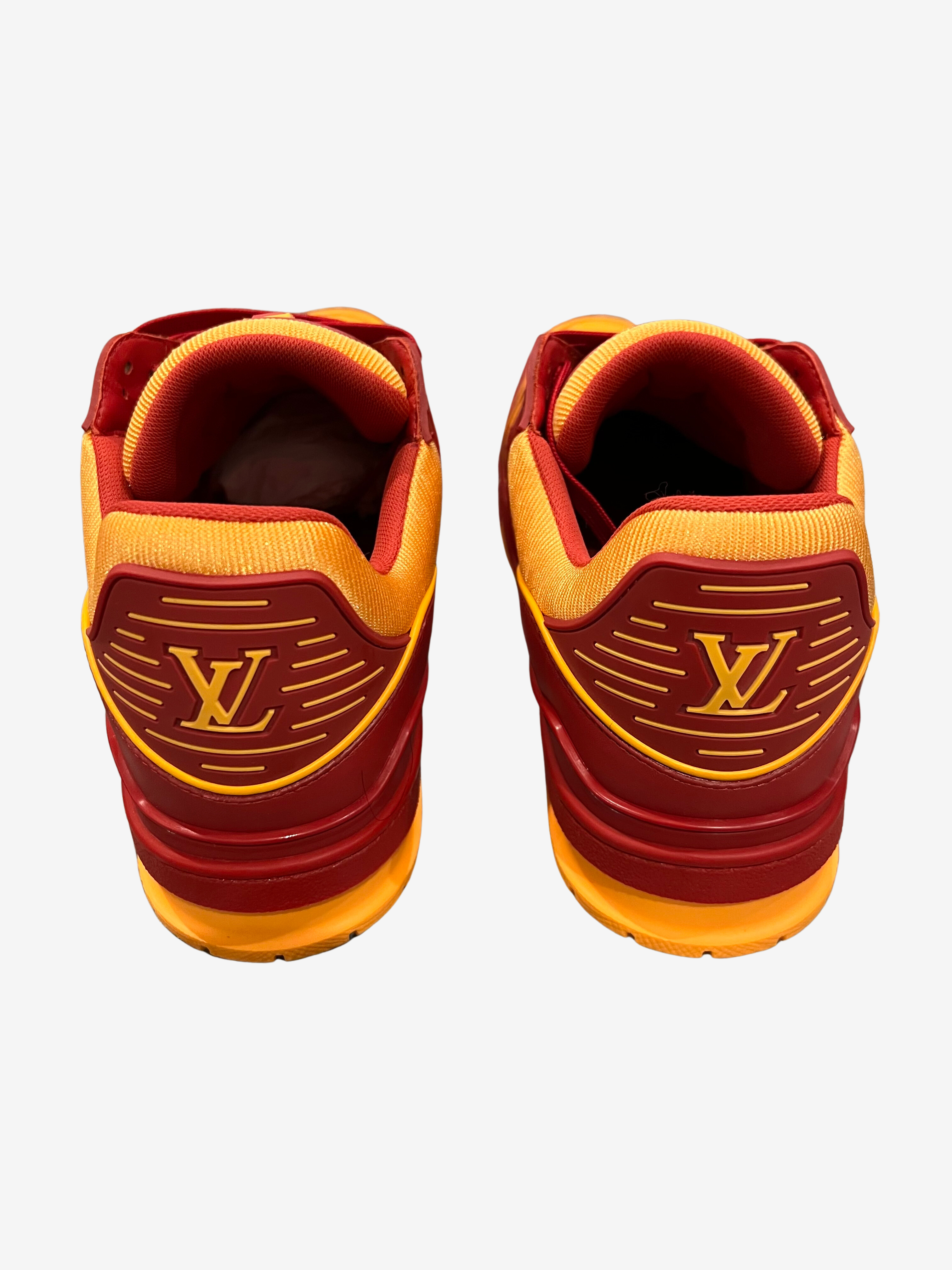 Louis Vuitton Orange & Red Trainer Sneaker 4