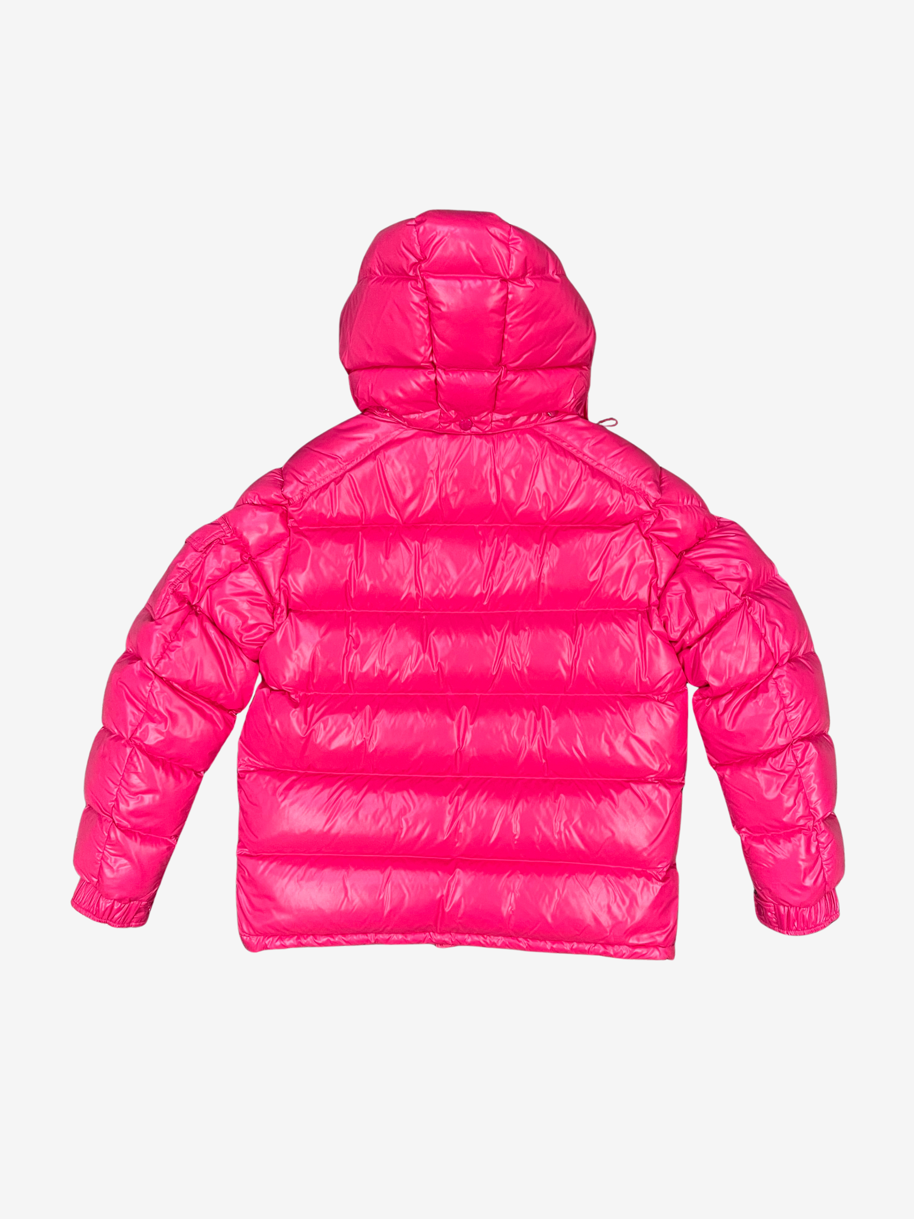 Moncler Pink Maya Short Down Jacket 2