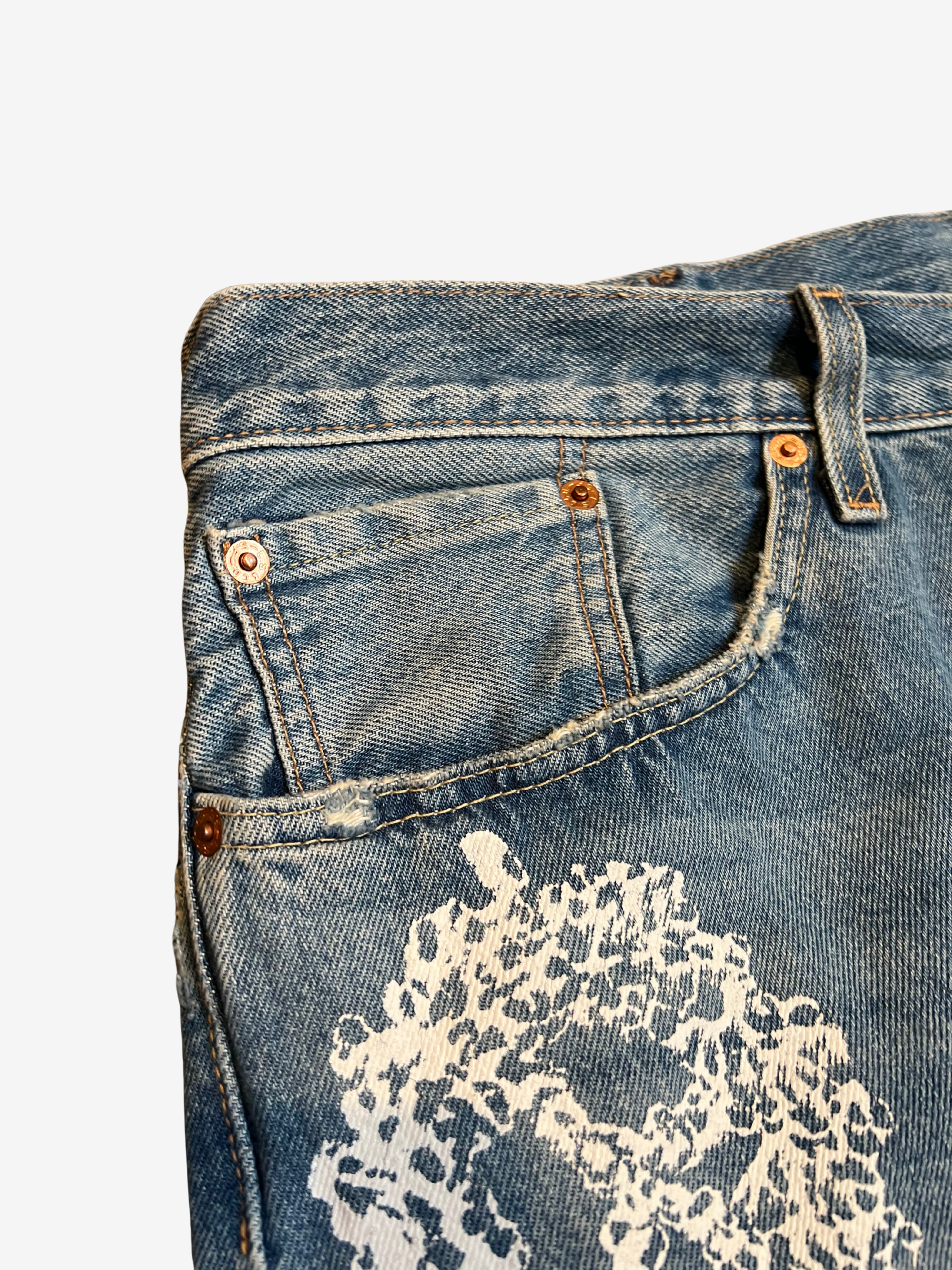 x Virgil Abloh Candle Stick Levi's Denim Jean