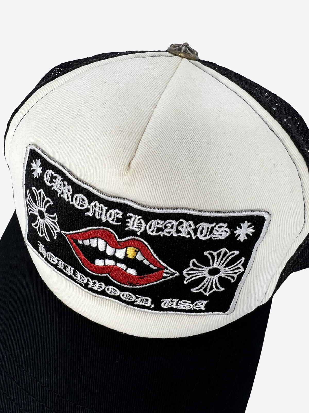 Chrome Hearts Matty Boy White Chomper Trucker Hat 3