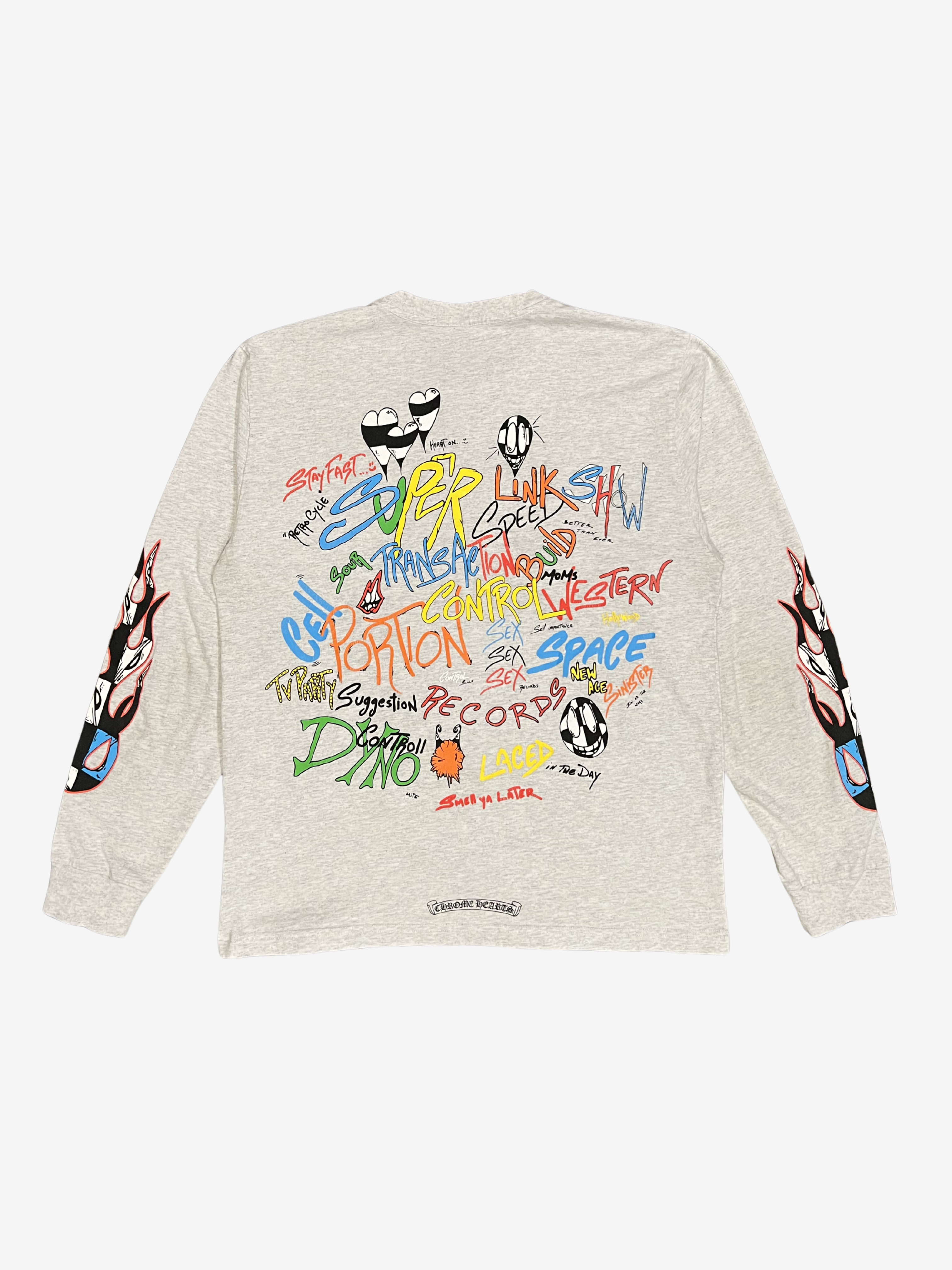 Matty Boy Gray Brain Long Sleeve T-Shirt