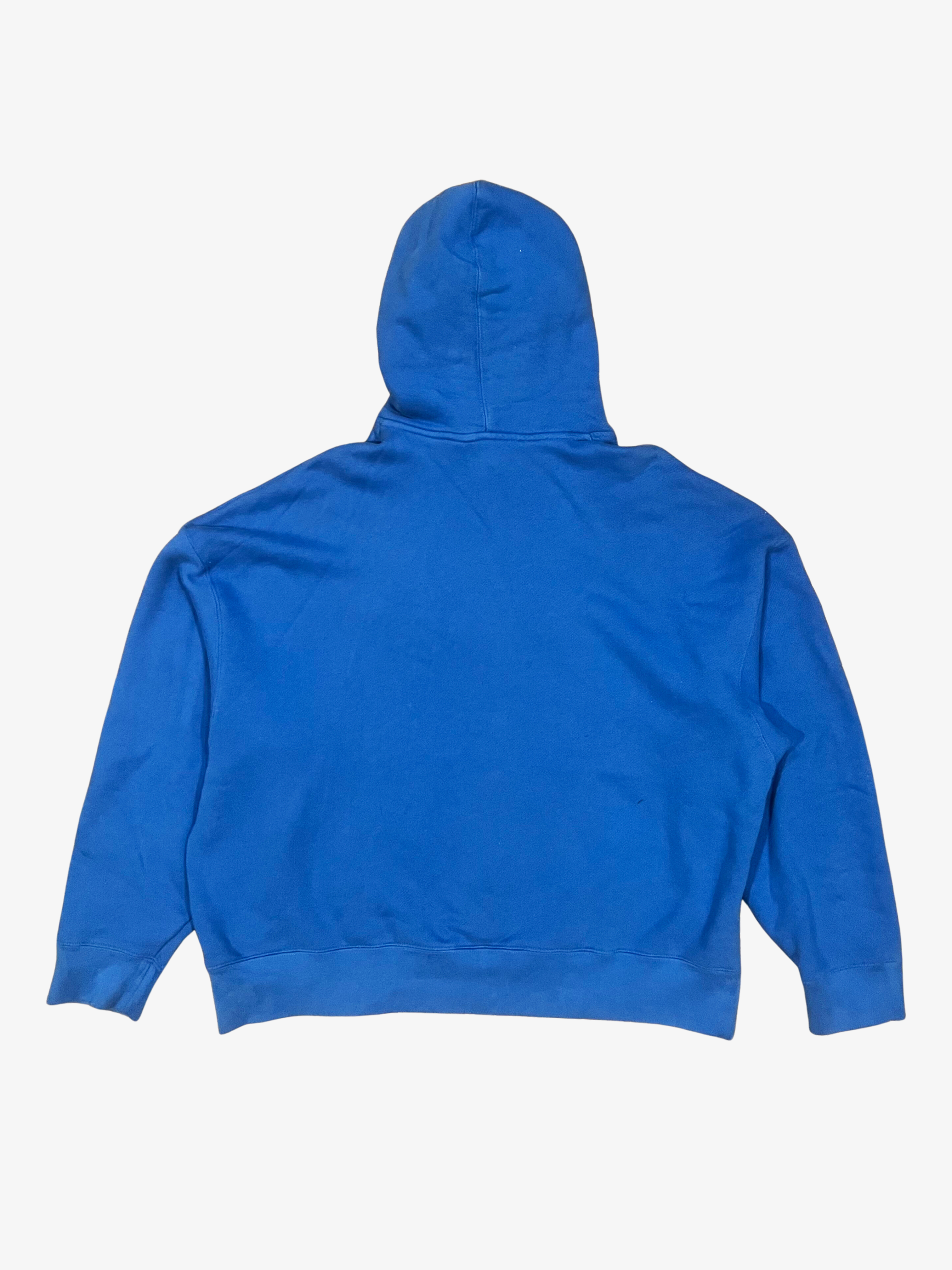 Palm Angels Blue Shark Chenille Hoodie 2