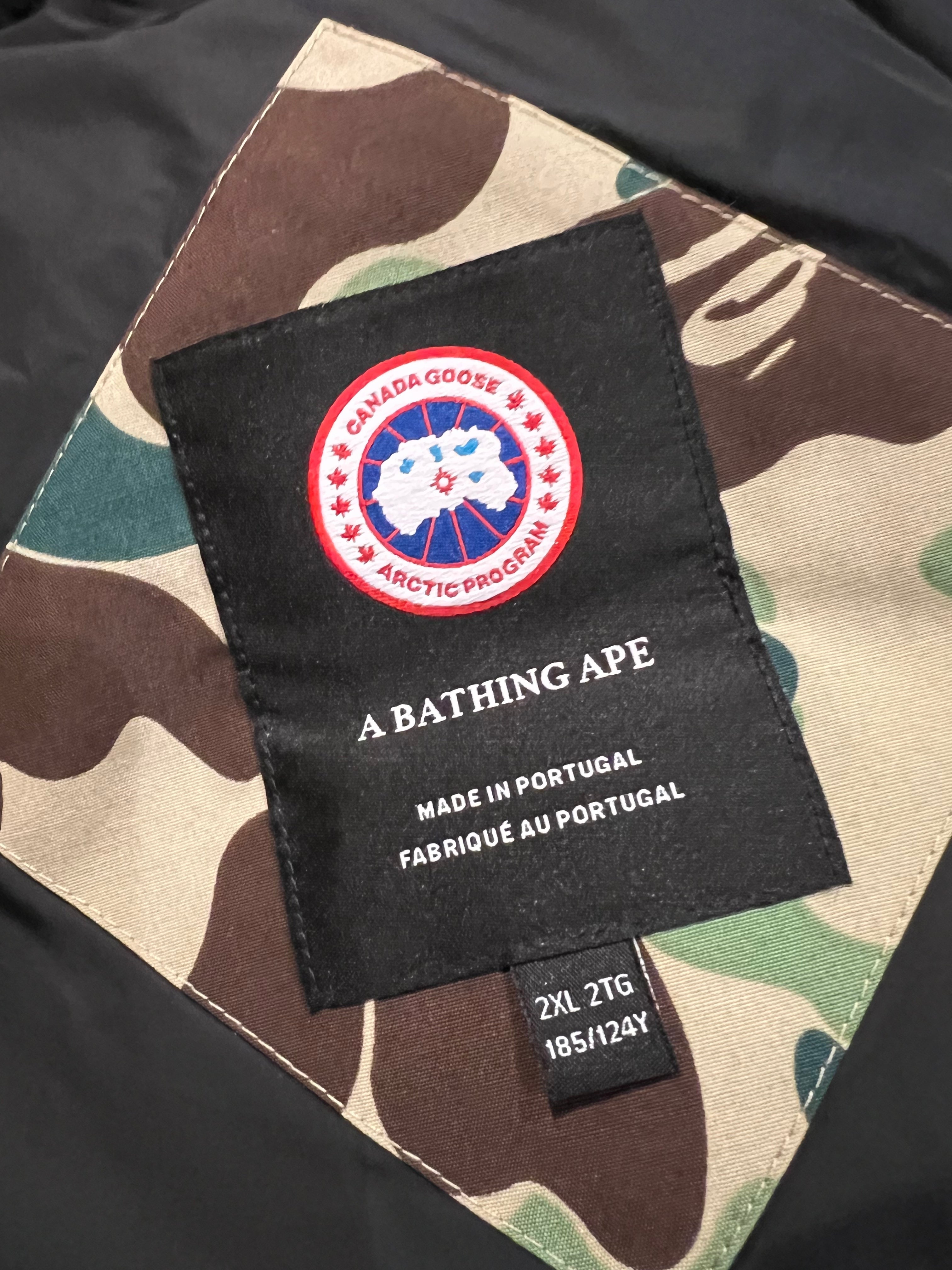 x Canada Goose Green Camo Puffer Vest