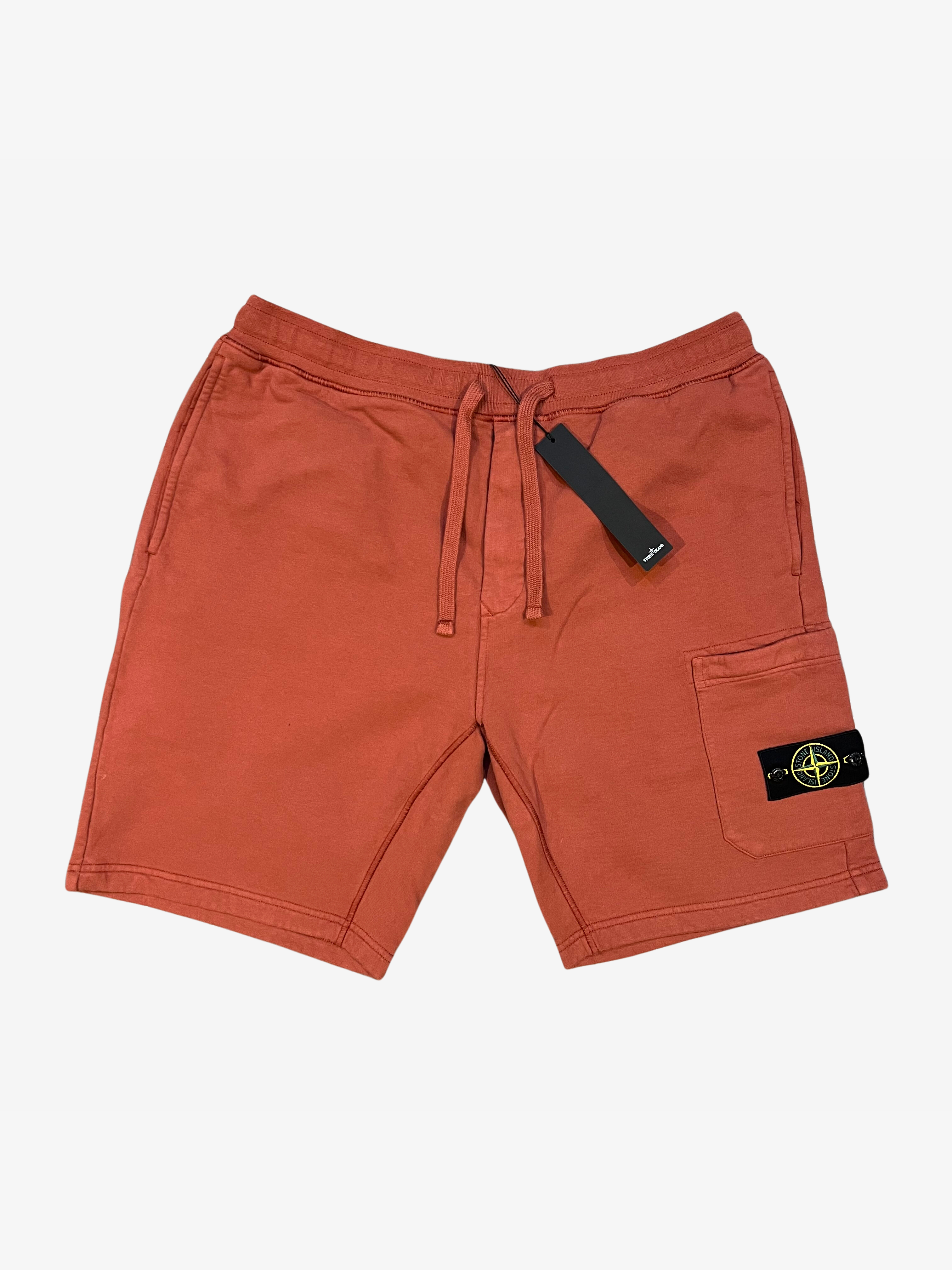 Stone Island Burnt Orange Bermuda Shorts