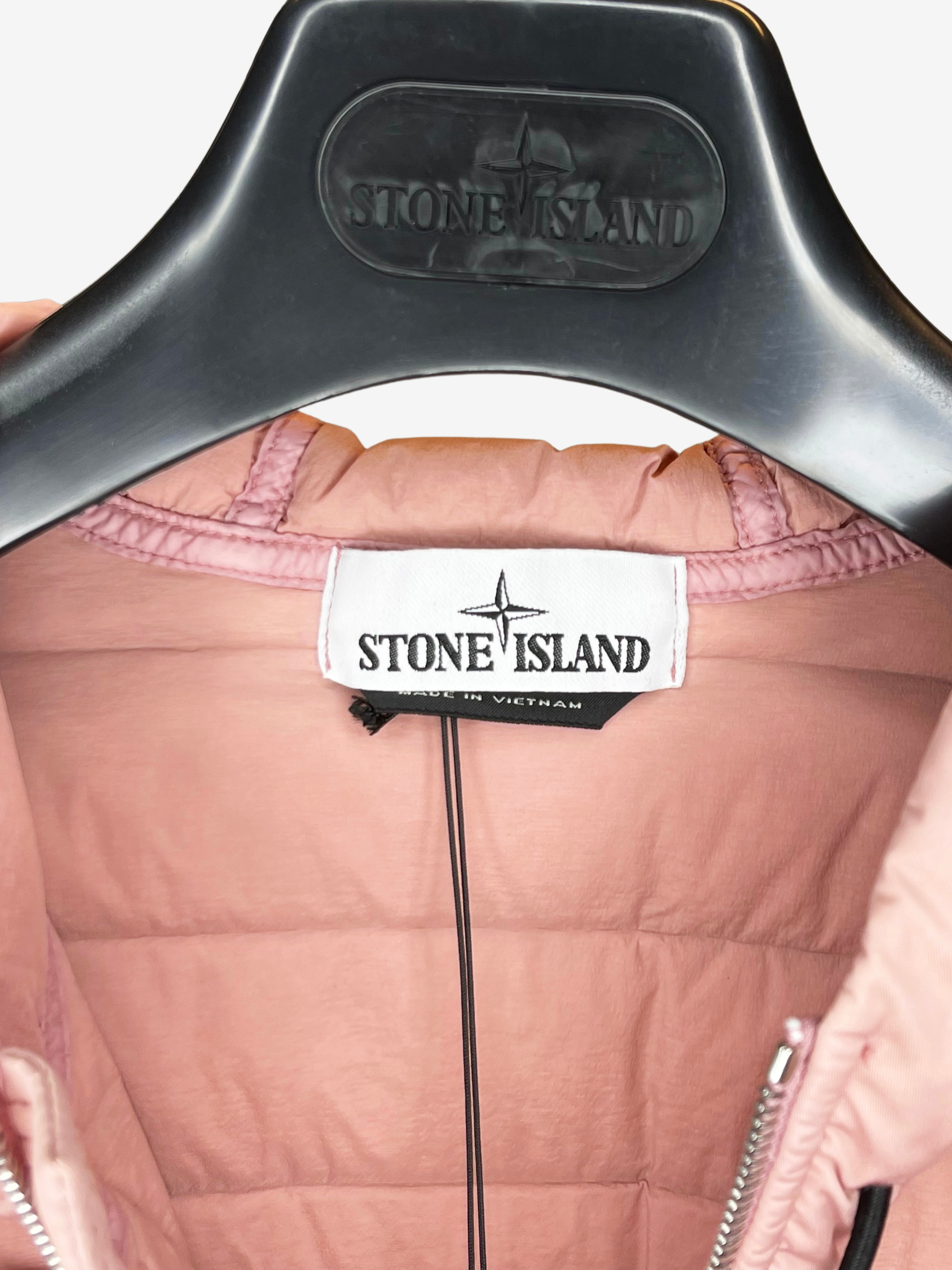 Stone Island Rose Pink Puffer Jacket 4