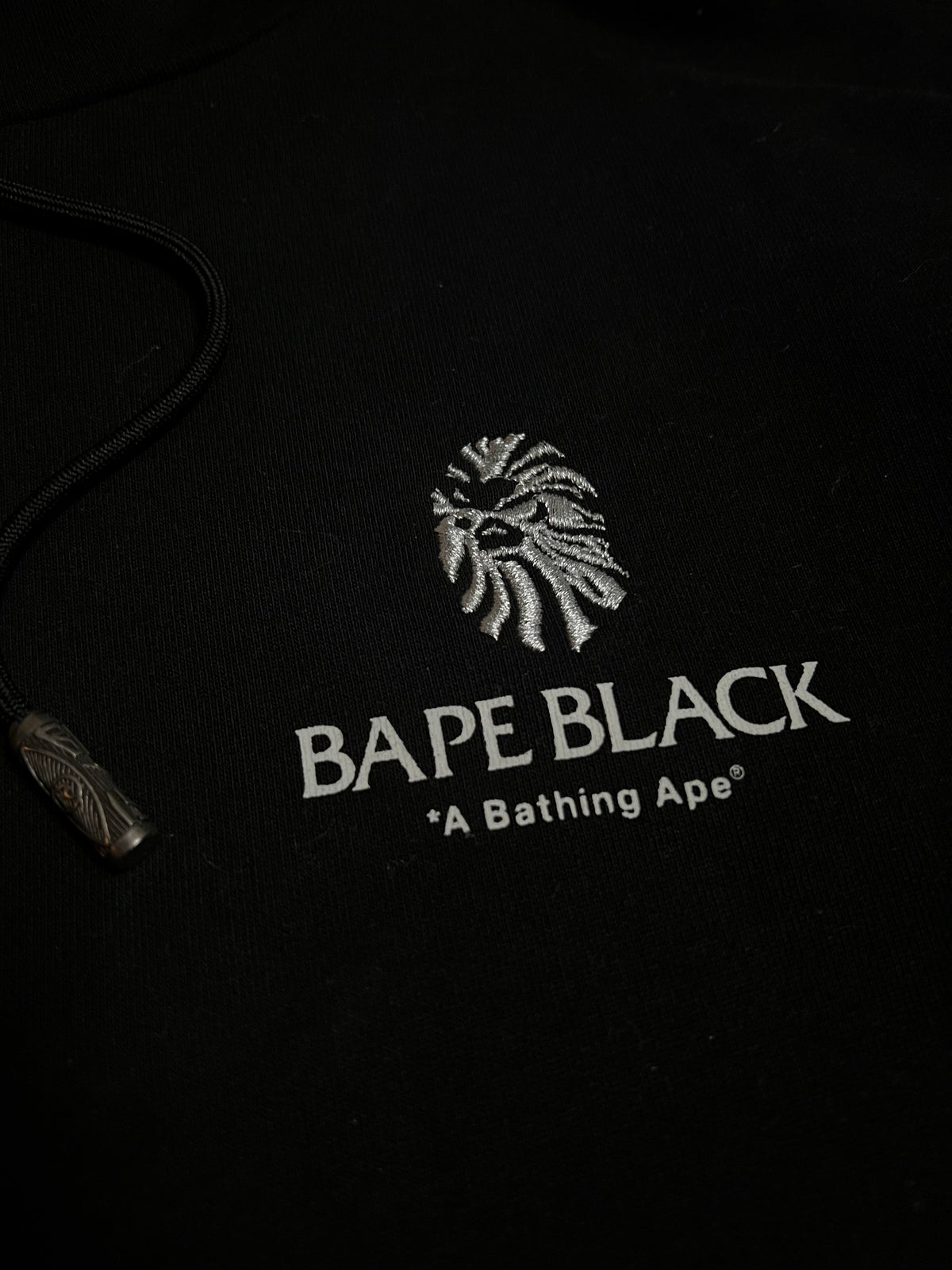BAPE Black by A Bathing Ape Black Crystal Pullover Hoodie 11