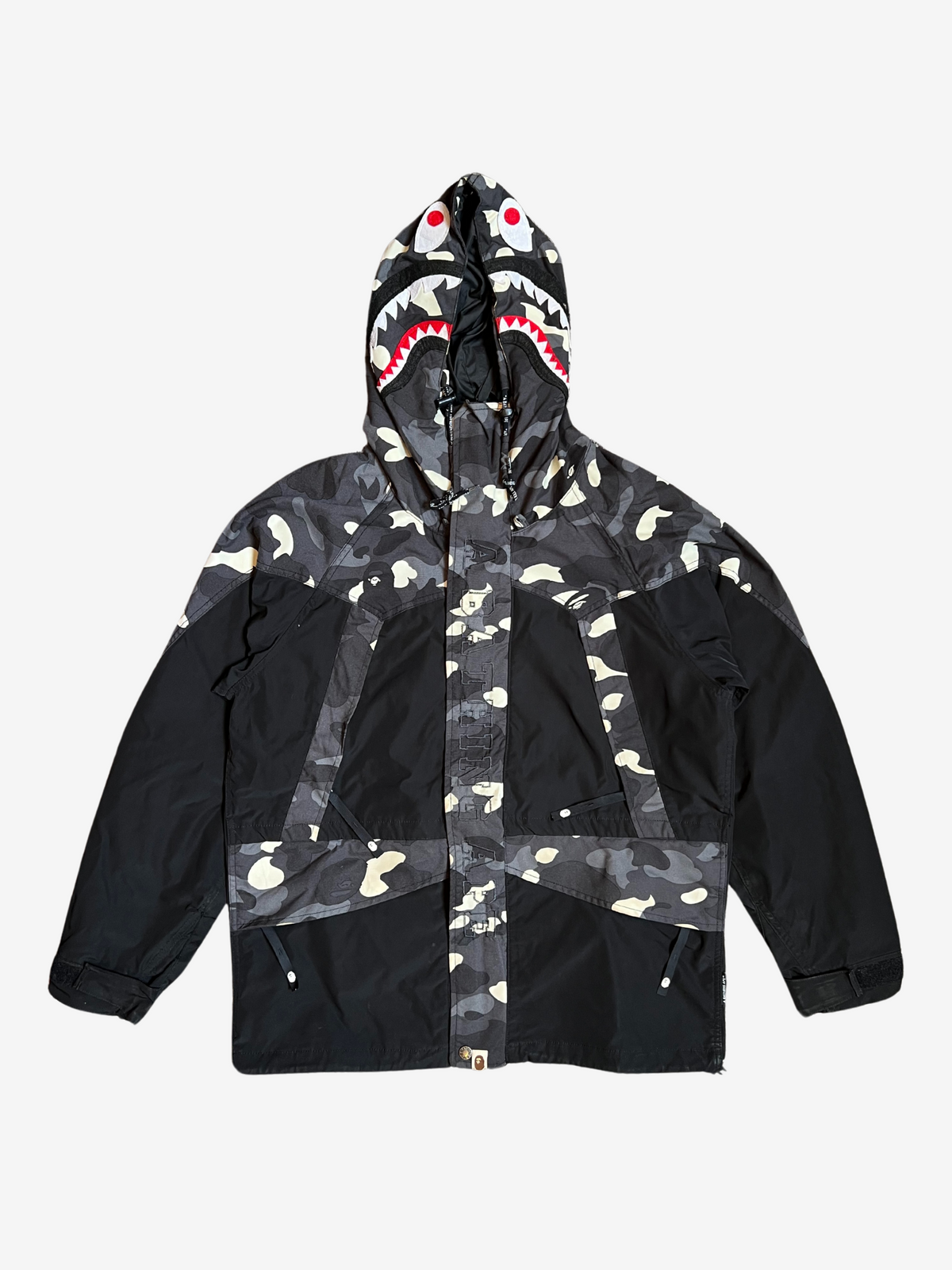 BAPE Black City Camo Tiger Shark Windbreaker