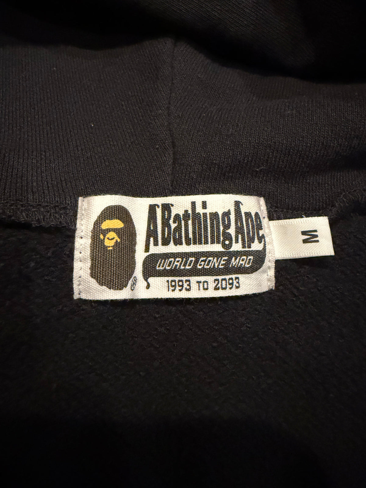 BAPE Black Glow In The Dark Digital Camo Full Zip Up Shark Hoodie 13